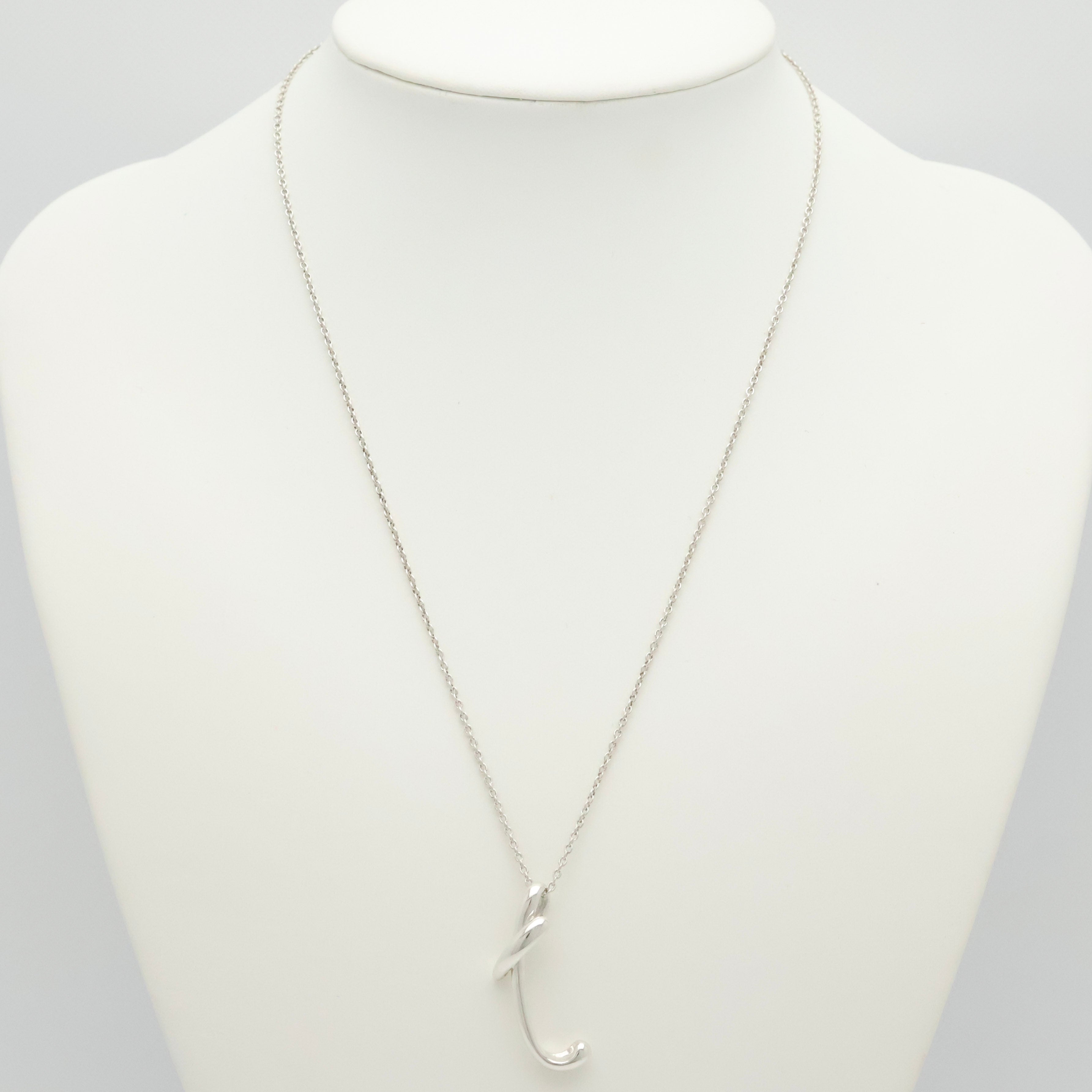 TIFFANY&Co. レター イニシャル T エルサペレッティ ネックレス AG925