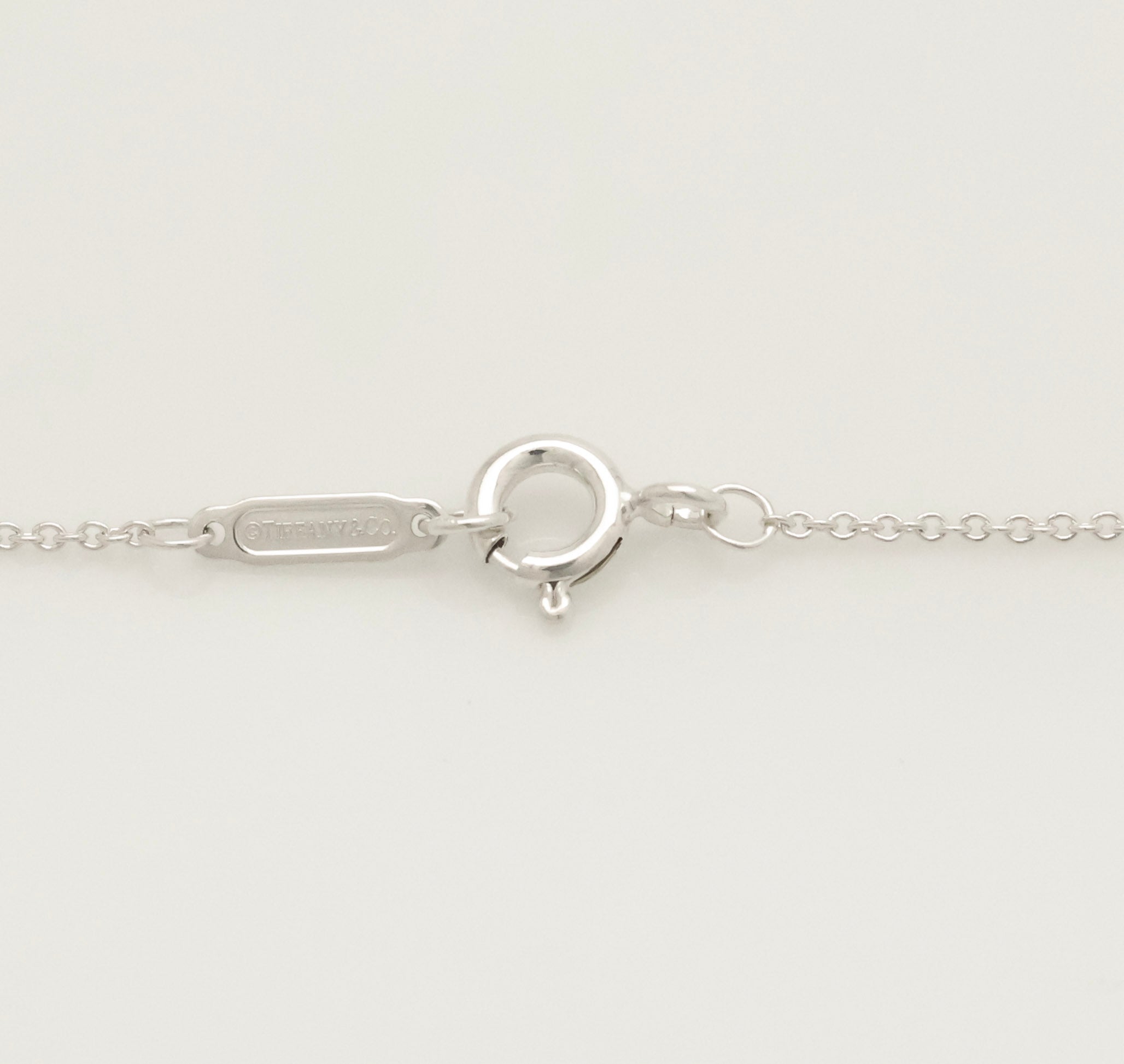  Tiffany & Co. Four Hearts Clover Necklace Pendant Sterling Silver 925