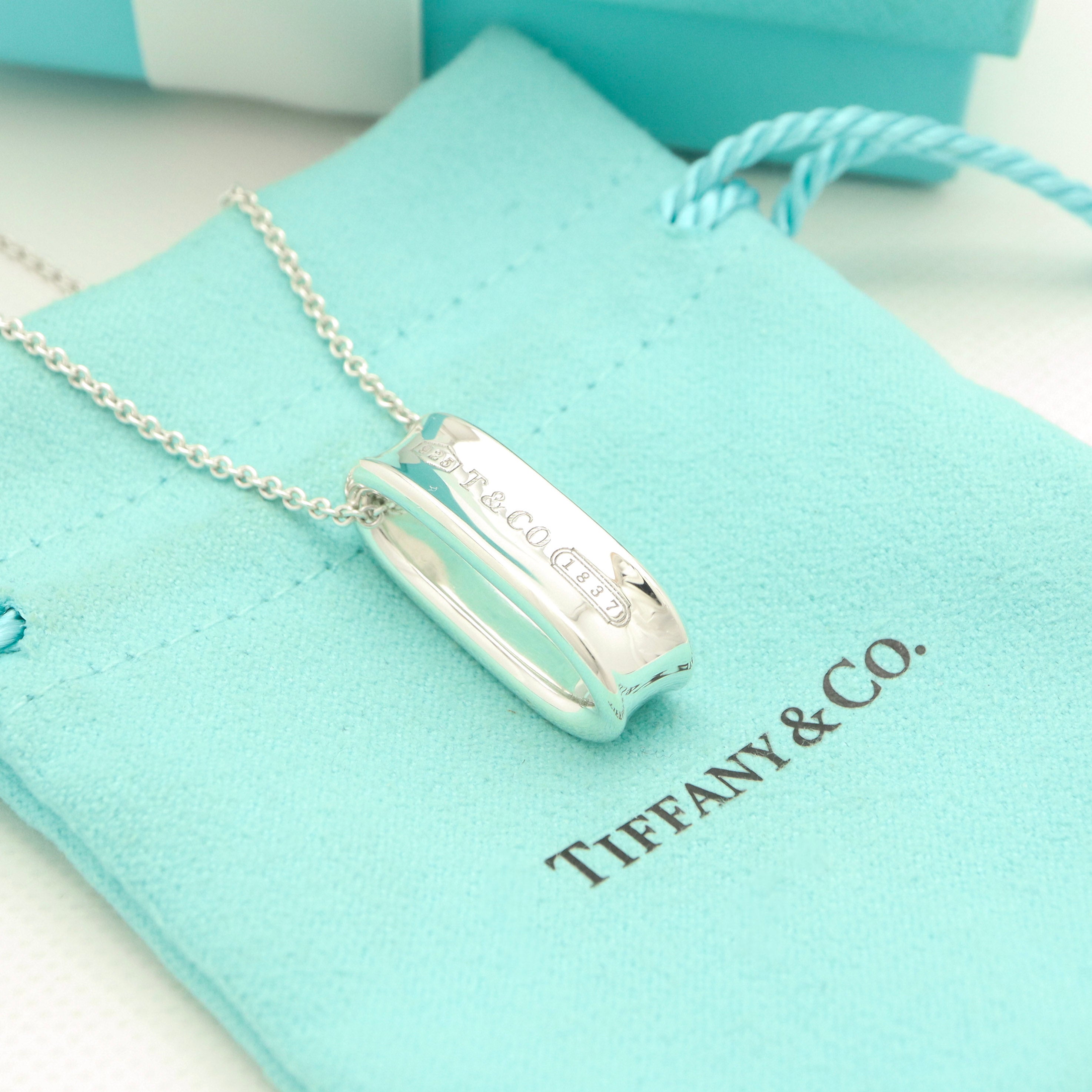 TIFFANY&Co. 1837 オーバル ループ ネックレス AG925