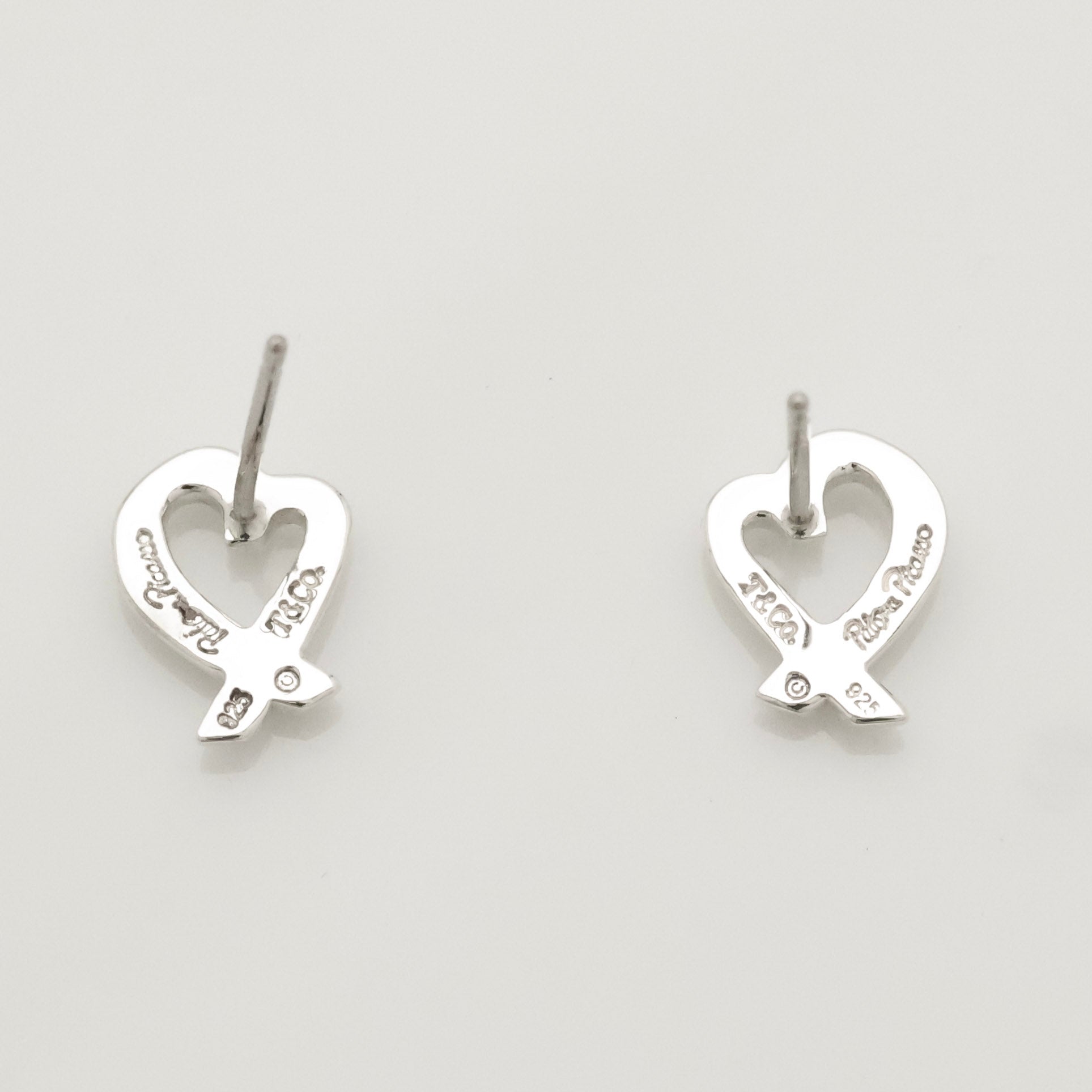 TIFFANY&Co. ラビングハート パロマピカソ スタッド ピアス AG925