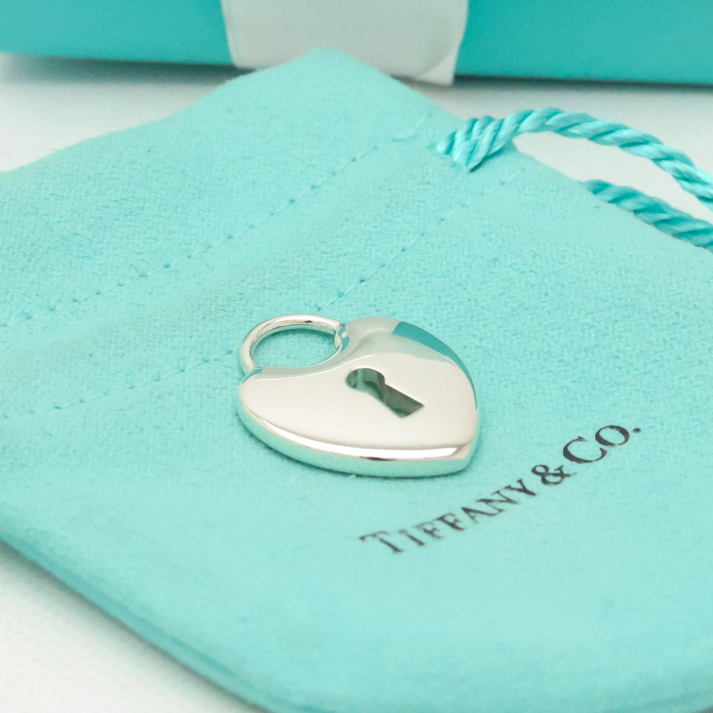 TIFFANY&Co. ラージ ハート ロック チャーム AG925