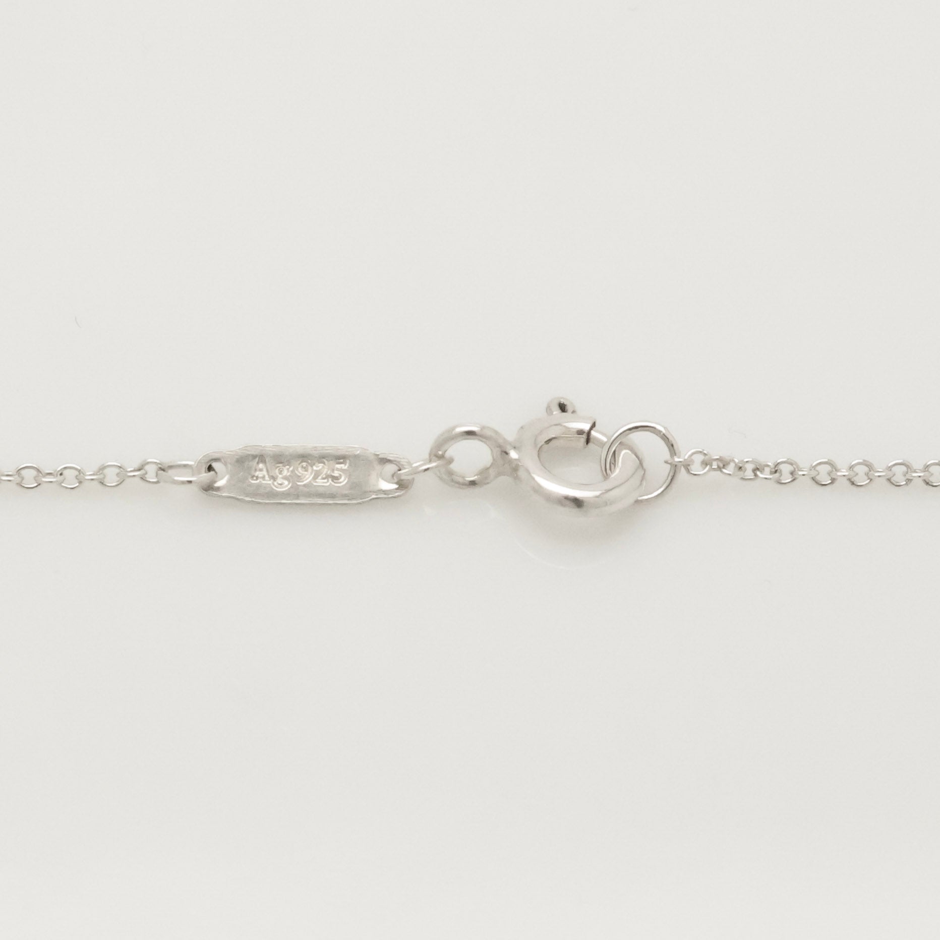 Tiffany & Co. Round Circle Pendant Necklace Sterling Silver 925