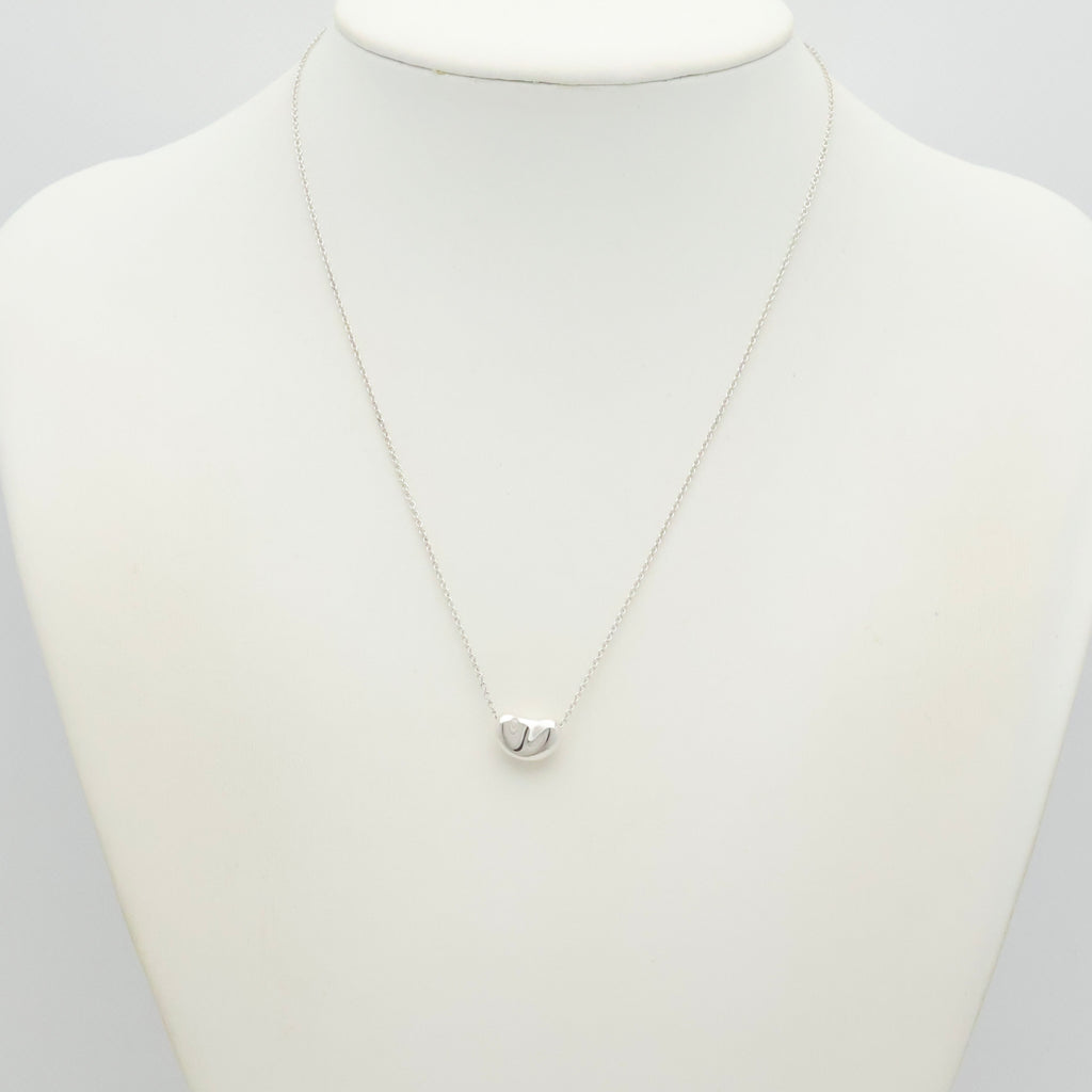 Tiffany & Co. Peretti Mini  Bean Necklace  Sterling Silver 925 