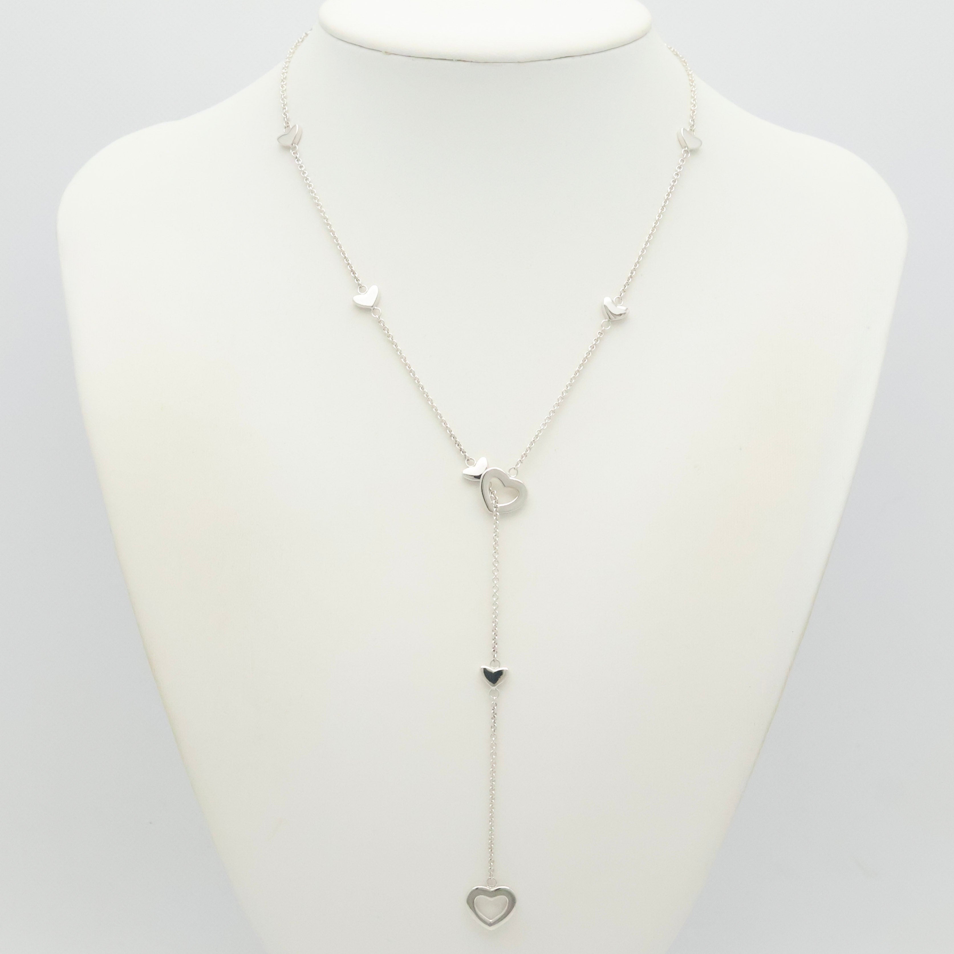 TIFFANY&Co. ハート リンク ラリアット ネックレスAG925