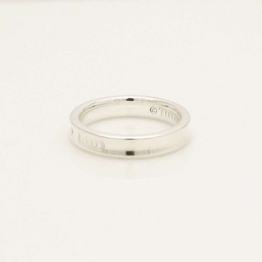 Tiffany & Co. 1837 Narrow Band Ring Sterling Silver 925