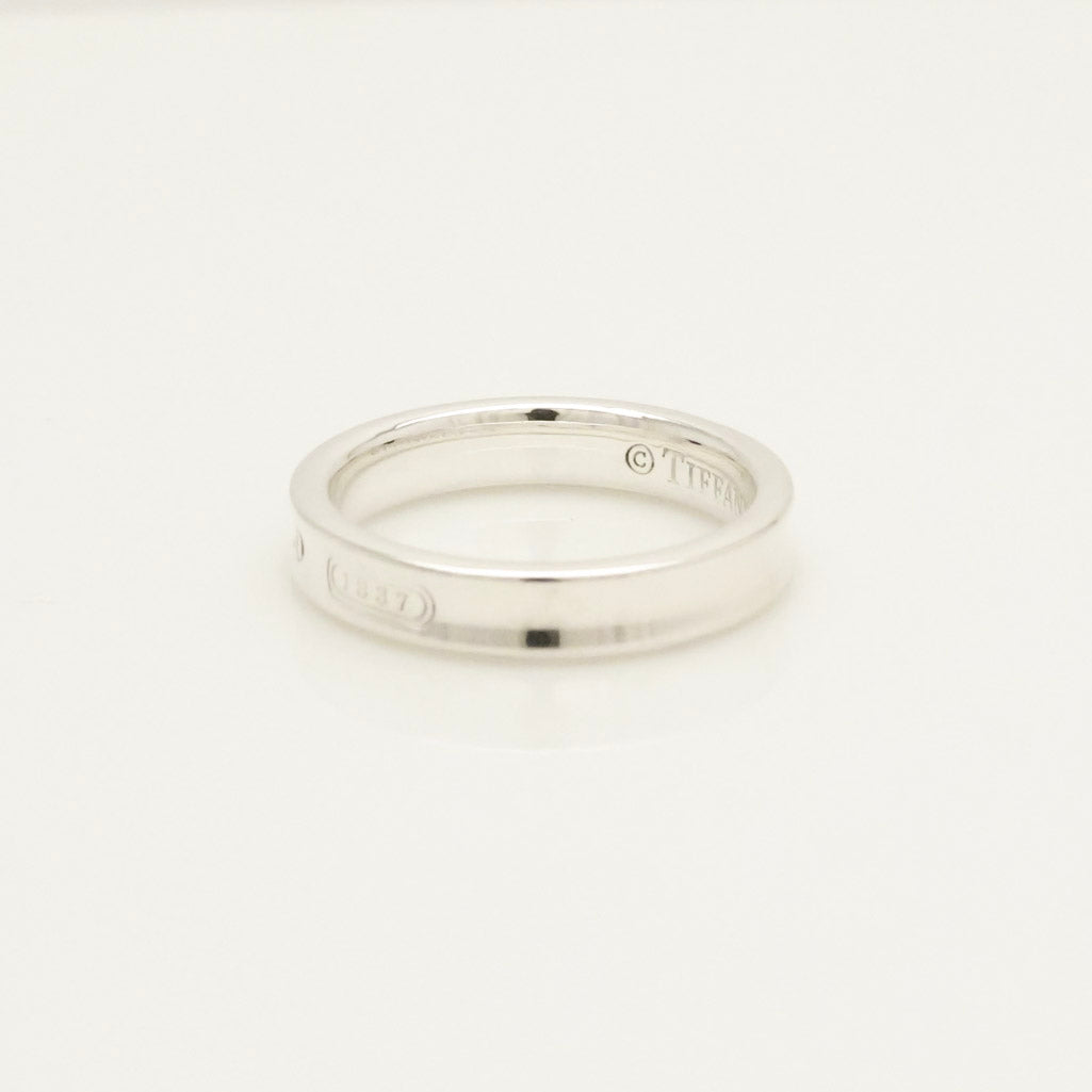 Tiffany & Co. 1837 Narrow Band Ring Sterling Silver 925