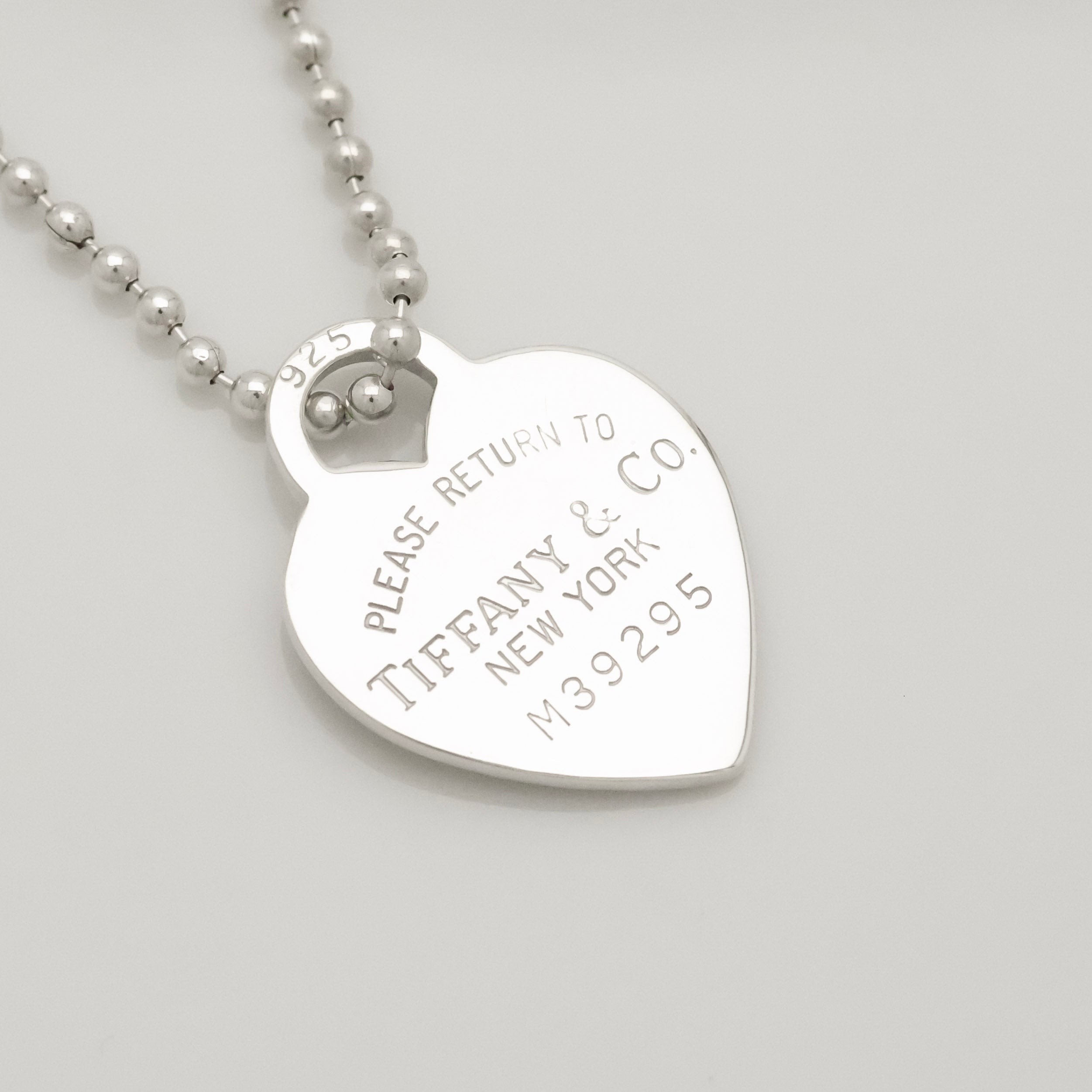 TIFFANY&Co. リターントゥ ティファニー ハート タグ ボール チェーン ネックレス AG925