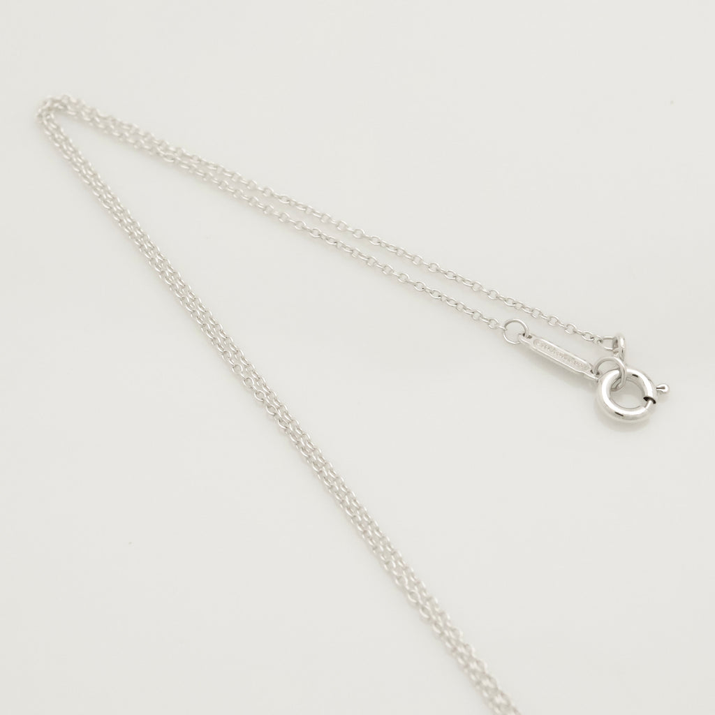 TIFFANY&Co. ノーツ バー 1P ダイヤモンド ネックレス AG925
