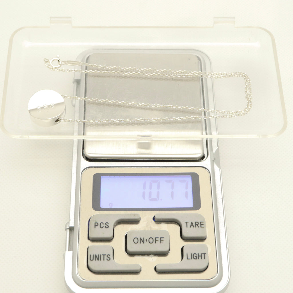 Tiffany & Co. 1837 Concave Circle Necklace Sterling Silver 925