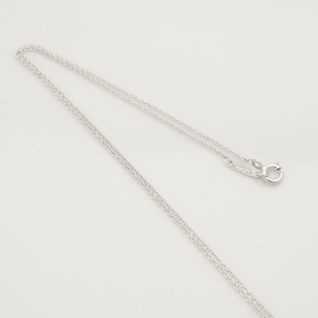 TIFFANY&Co. ノーツ スクエア プレート ネックレス AG925