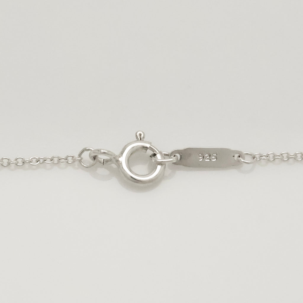 Tiffany & Co. Round Keyhole Lock Padlock Necklace Sterling Silver 925