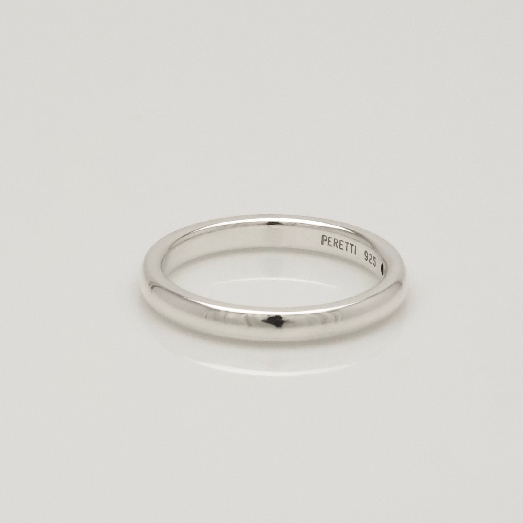 Tiffany & Co. Diamond Stacking Band Ring  Sterling Silver 925 