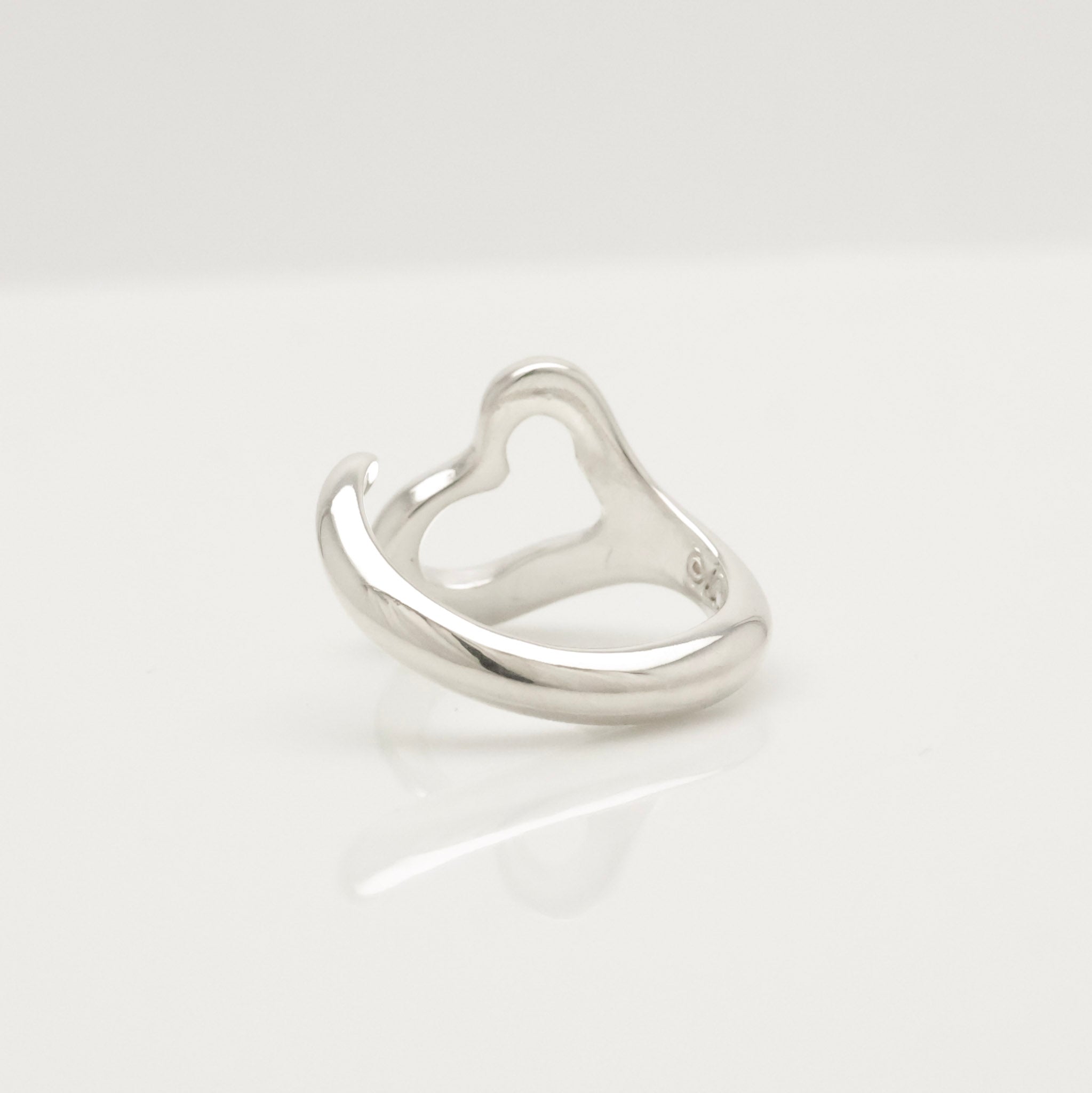 Tiffany & Co. Peretti Open Heart Ring Sterling Silver 925