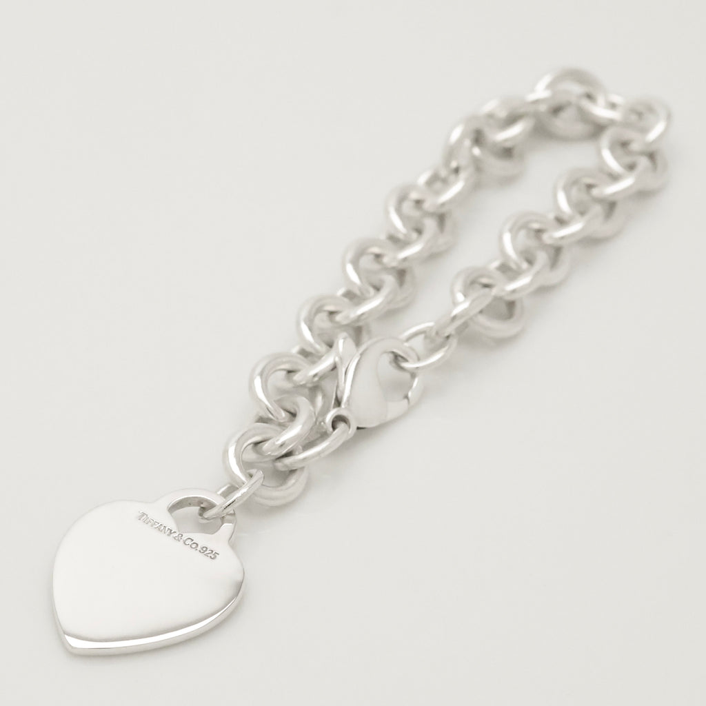 TIFFANY&Co. ハート タグ チェーン ブレスレット AG925