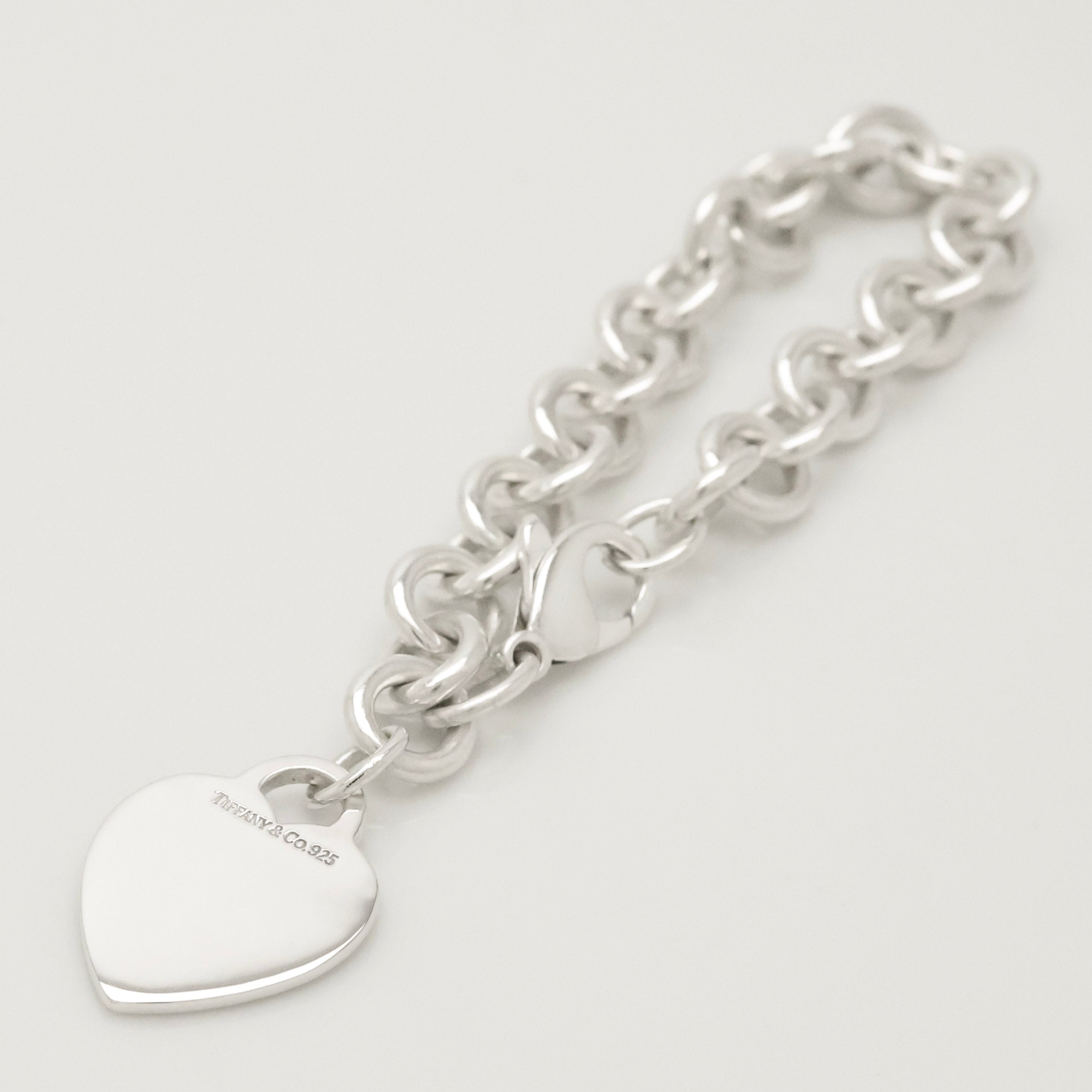 TIFFANY&Co. ハート タグ チェーン ブレスレット AG925