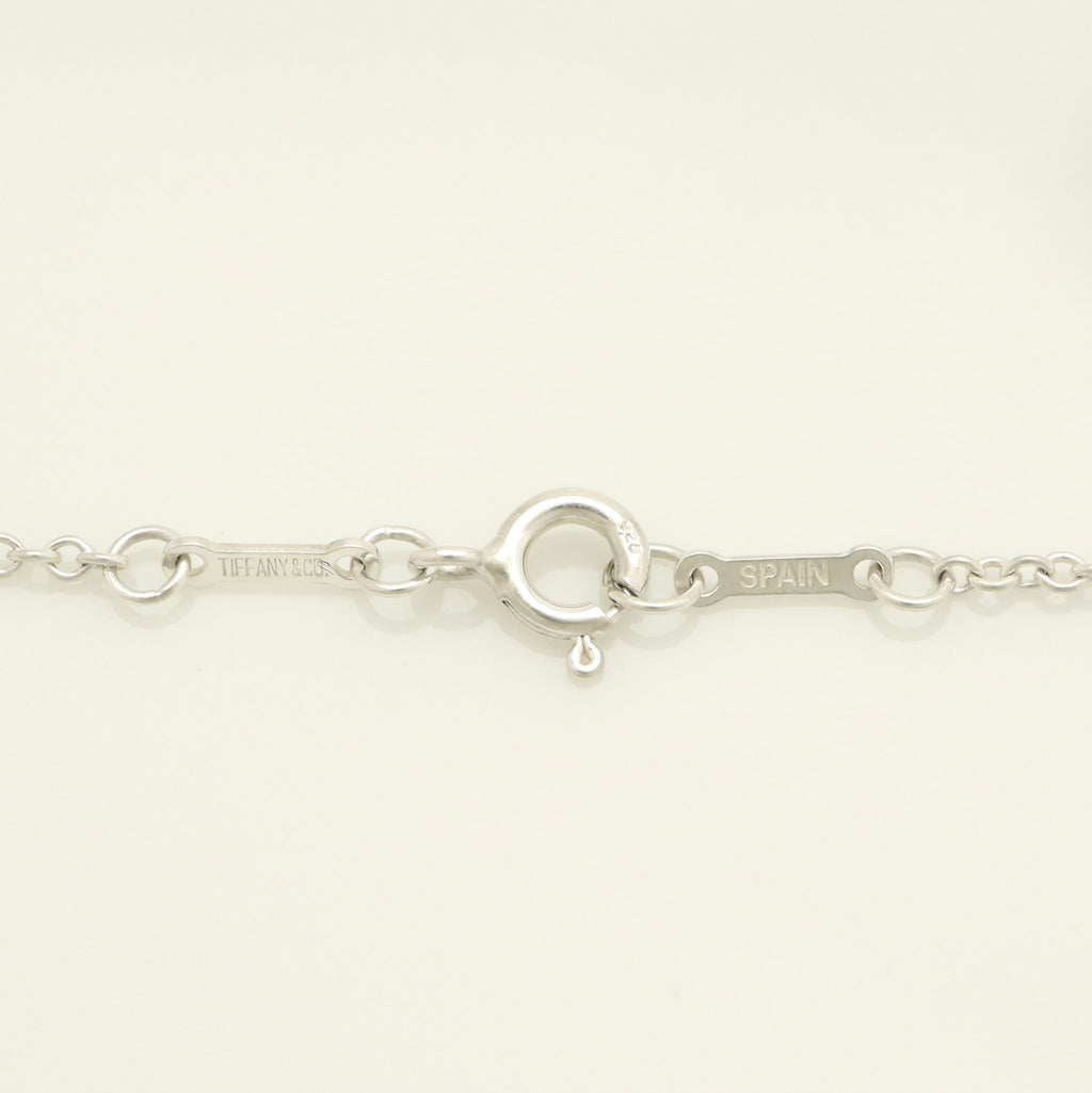 Tiffany & Co. Open Heart Pendant Necklace Sterling Silver 925