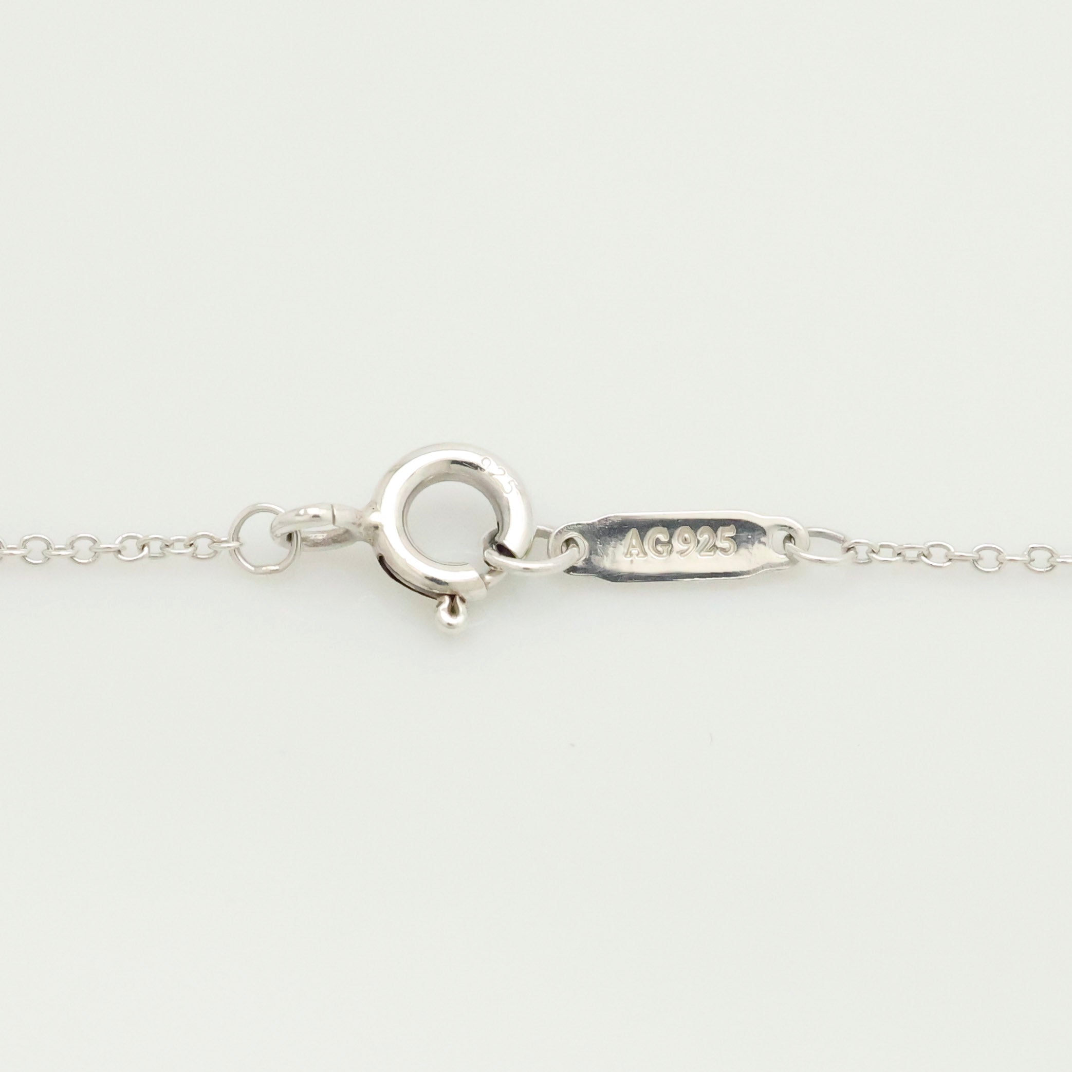 Tiffany & Co. 1837 Interlocking Circles Necklace  Sterling Silver 925 & Rubedo