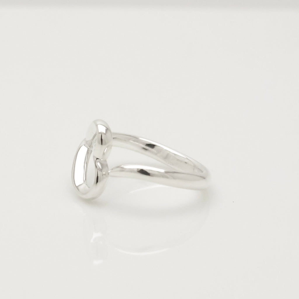 TIFFANY&Co. オープンハート エルサペレッティ リング 8 号 AG925