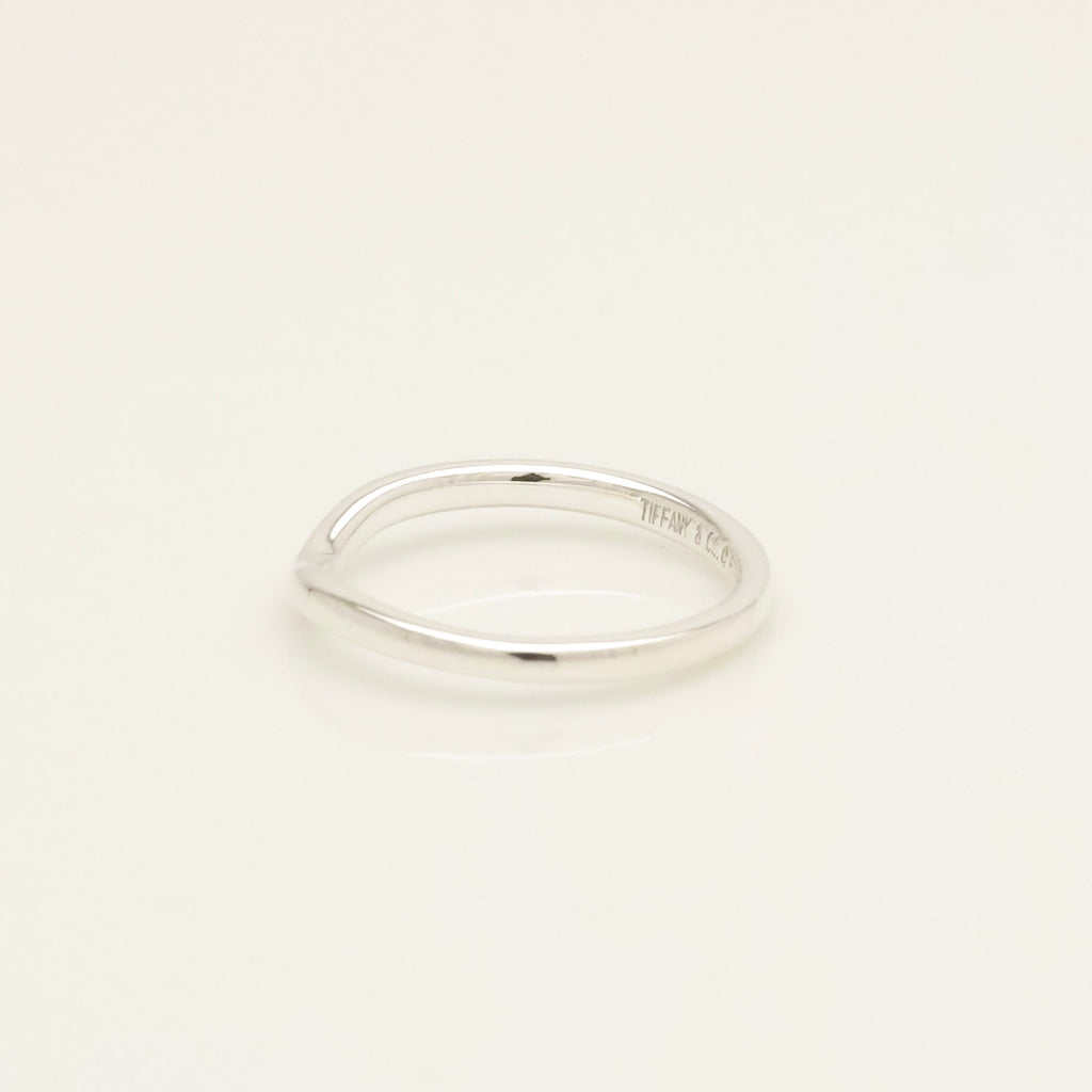 TIFFANY&Co. カーブド エルサペレッティ バンド リング 9 号 AG925