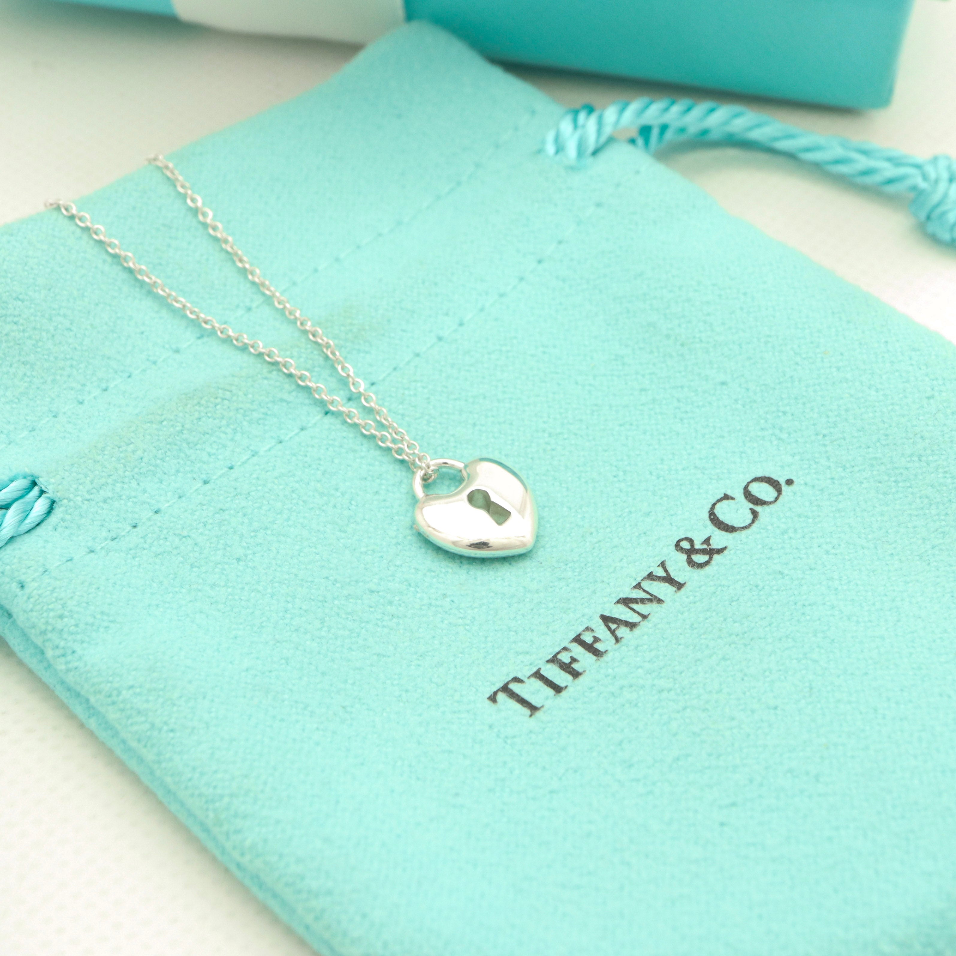 TIFFANY&Co. ハート ロック ネックレス AG925