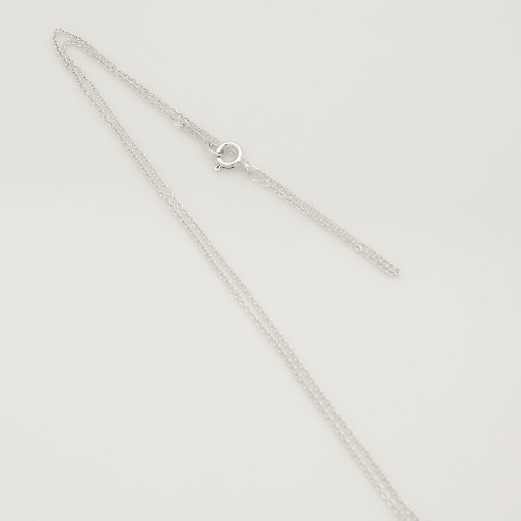 Tiffany & Co. Crown of Heart Diamond Pendant Necklace Sterling Silver 925