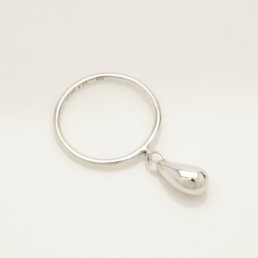 TIFFANY&Co. ティアドロップ エルサペレッティ ドロップ リング 8 号 AG925