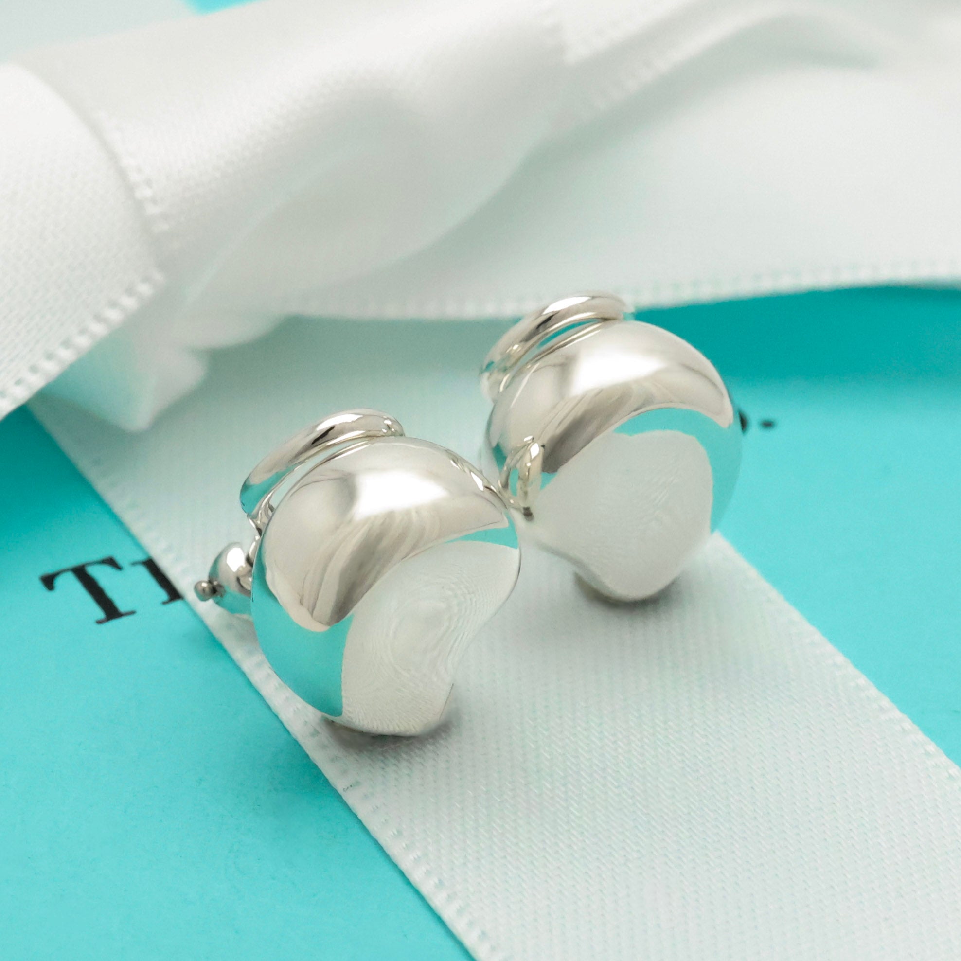 TIFFANY&Co. ナゲット エルサペレッティ クリップ イヤリング AG925