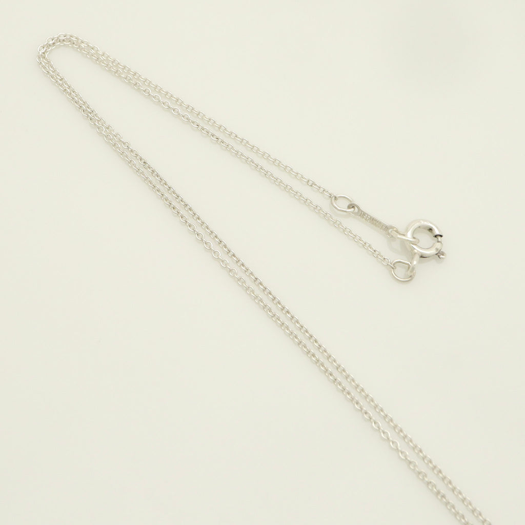 TIFFANY & Co. Open Cross Infinity Elsa Peretti Necklace  Sterling Silver 925