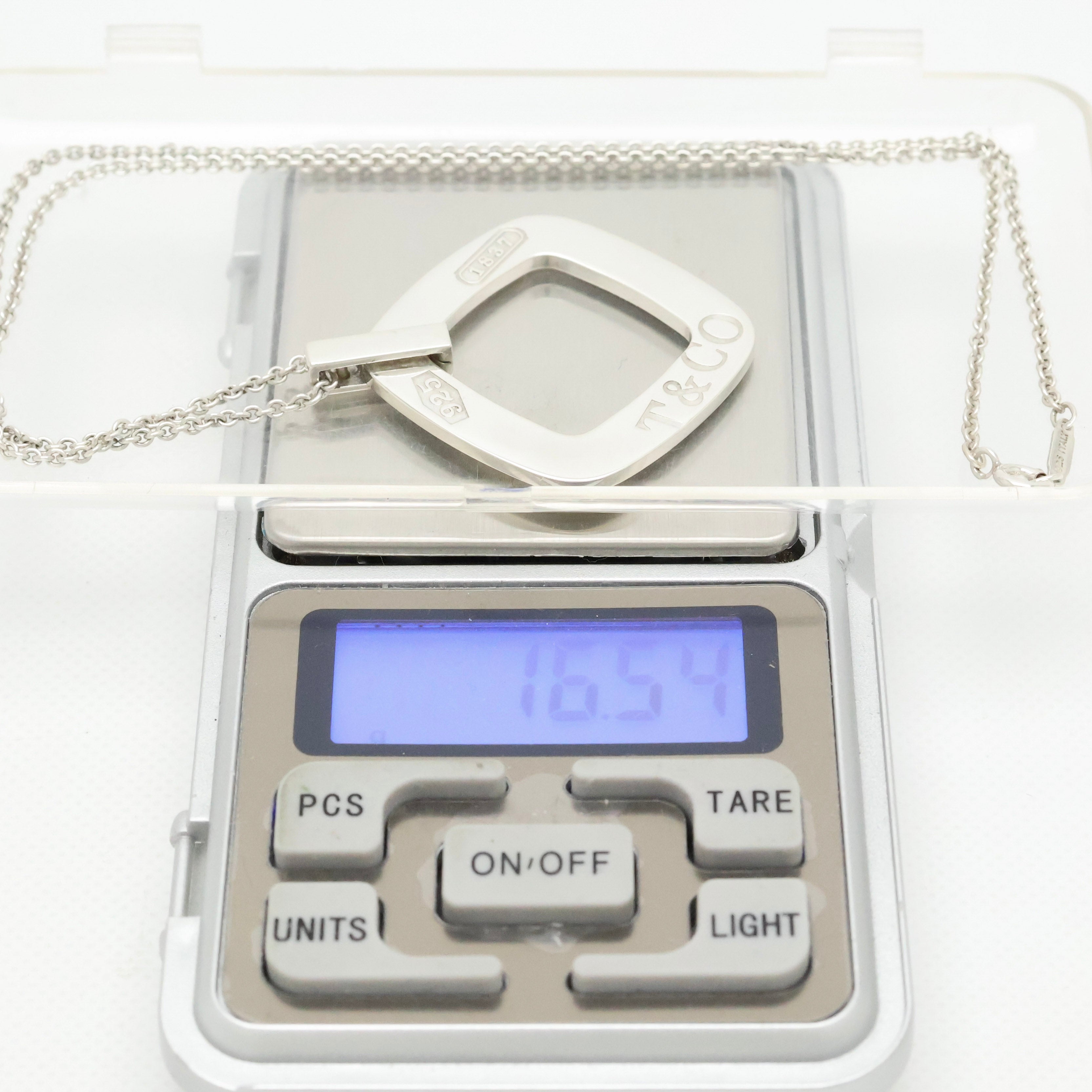 TIFFANY&Co. 1837 モンタージュ スクエア ネックレス AG925