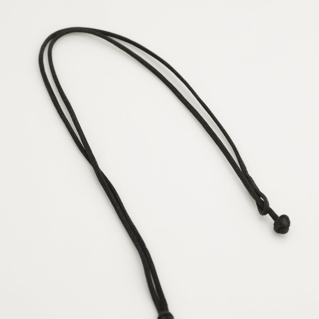 TIFFANY&Co. オープンハート 36mm シルクコード エルサペレッティ ネックレス AG925