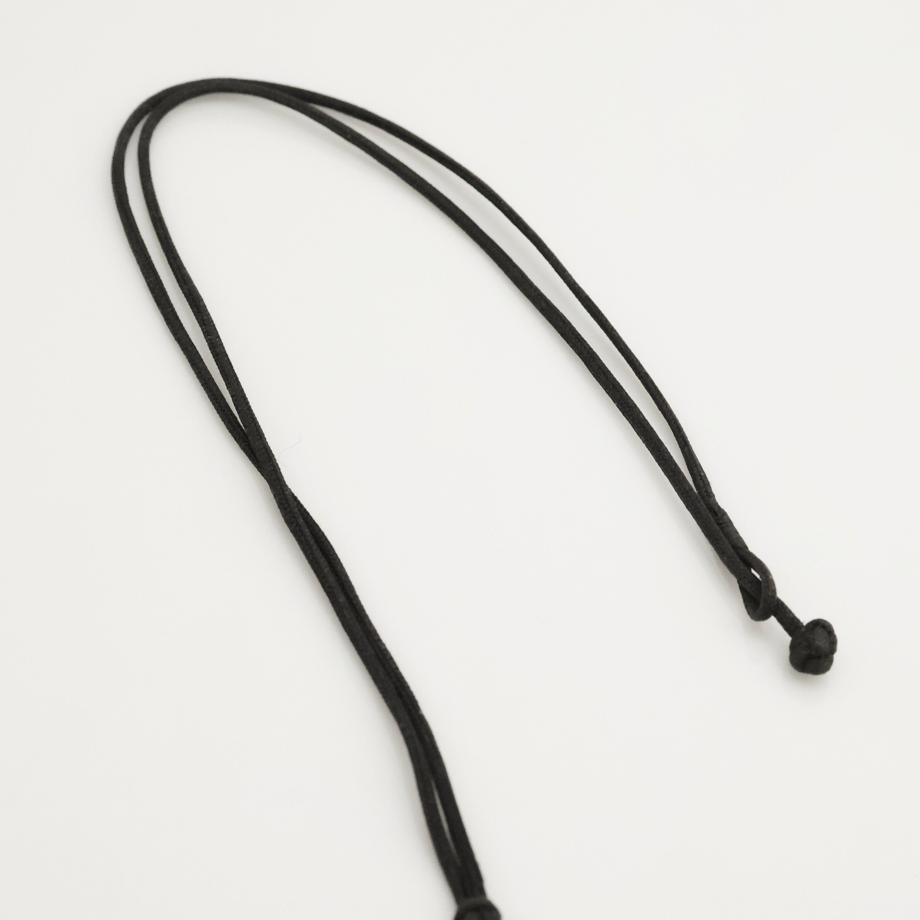 TIFFANY&Co. オープンハート 36mm シルクコード エルサペレッティ ネックレス AG925