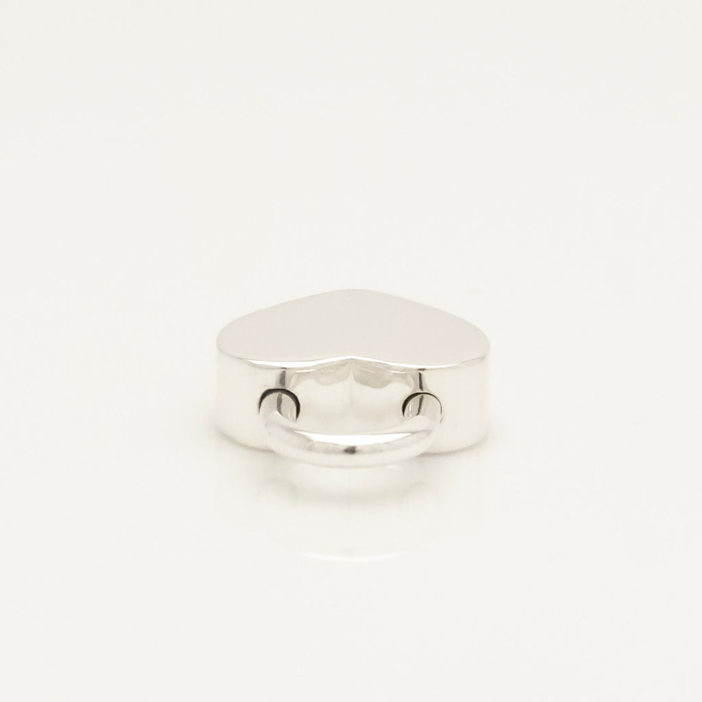 Tiffany & Co. Heart Lock Padlock Pendant Charm Sterling Silver 925