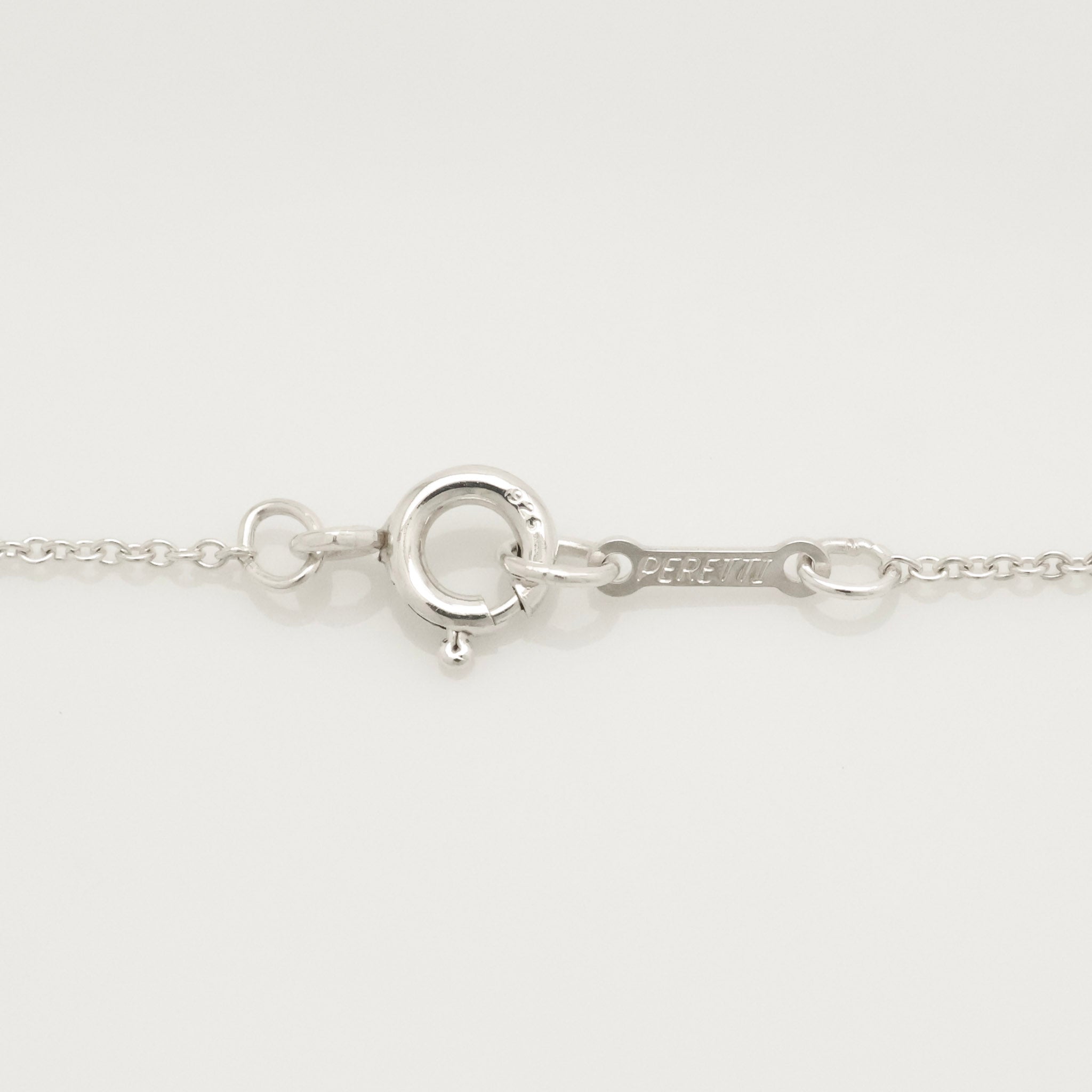  Tiffany & Co. Peretti Large  Bean Necklace  Sterling Silver 925 