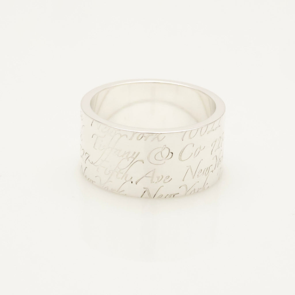 Tiffany & Co. Atlas Wide Ring Size 6.25 Sterling Silver 925