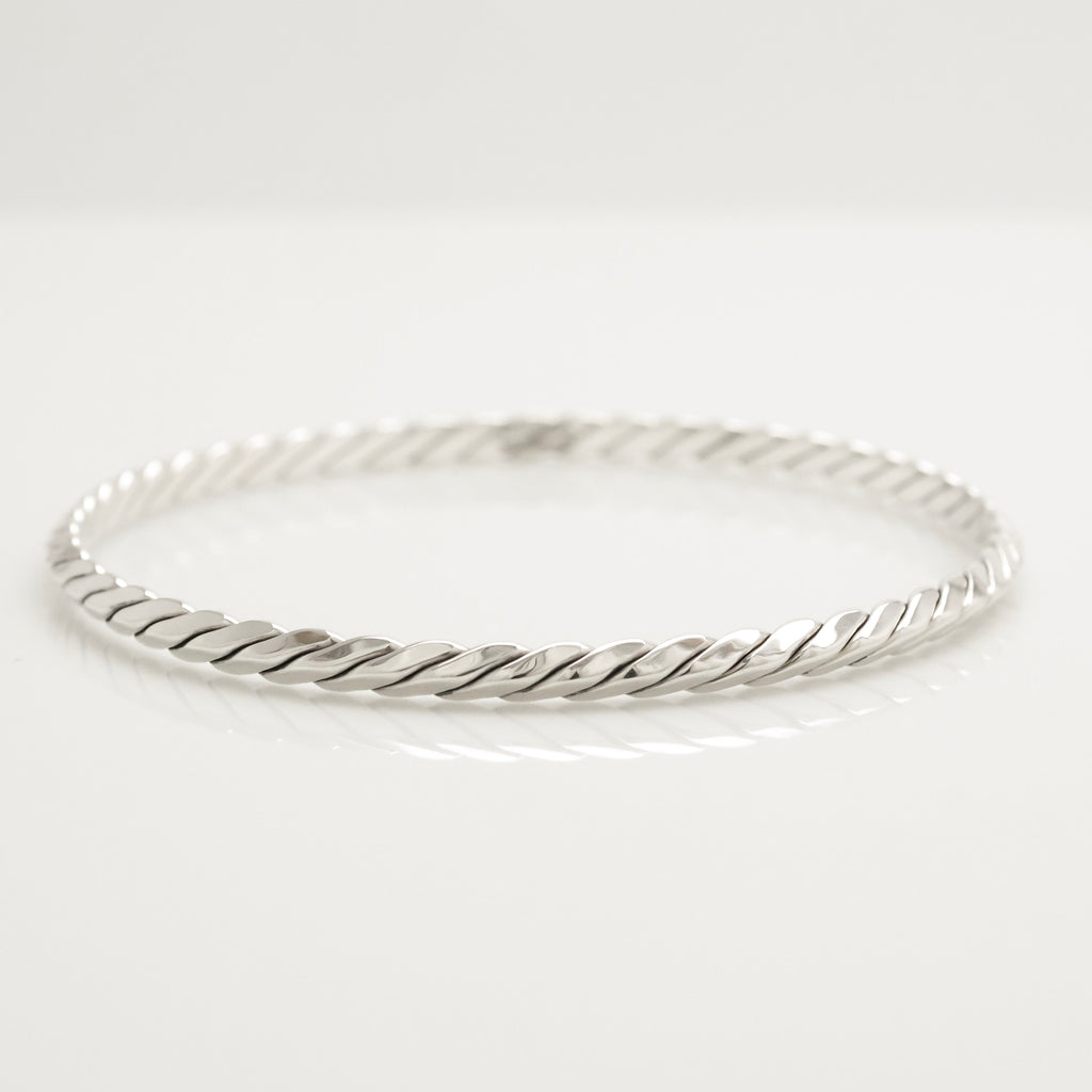 TIFFANY&Co. ツイスト ロープ バングル ブレスレット AG925