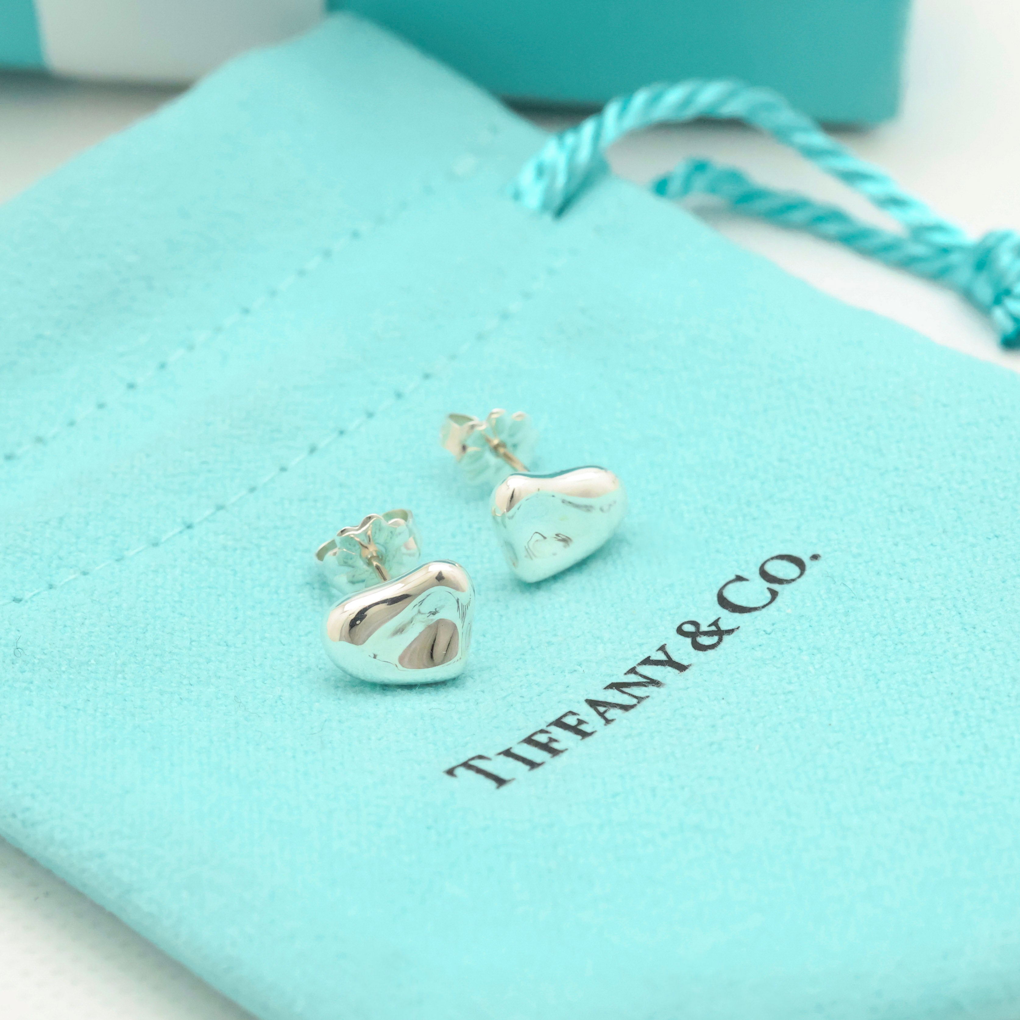 TIFFANY&Co. フルハート エルサペレッティ スタッド ピアス AG925