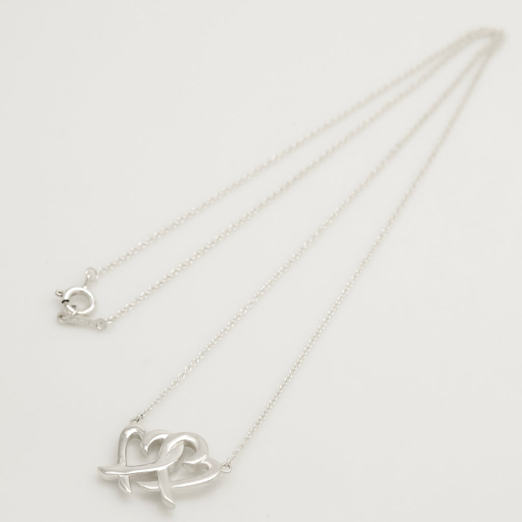 TIFFANY&Co. ダブル ラビングハート パロマピカソ ネックレス AG925
