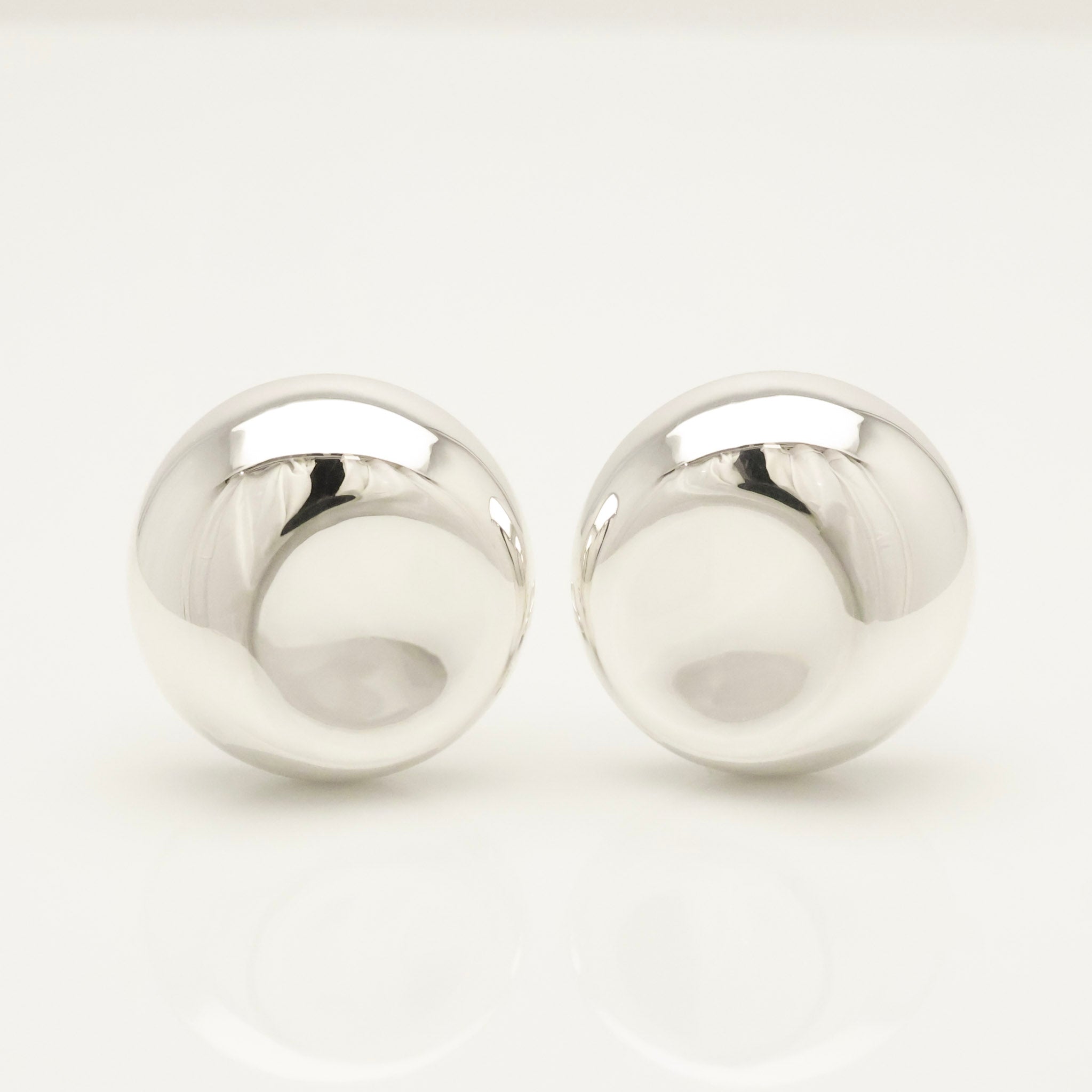Tiffany & Co. Peretti LARGE Nugget Clip-On Earrings Sterling Silver 925