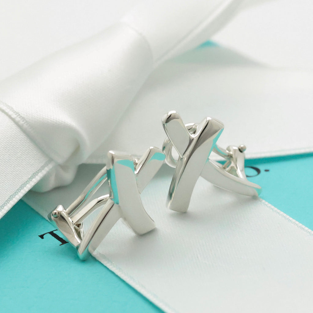 TIFFANY&Co. キス クロス パロマピカソ クリップ イヤリング AG925