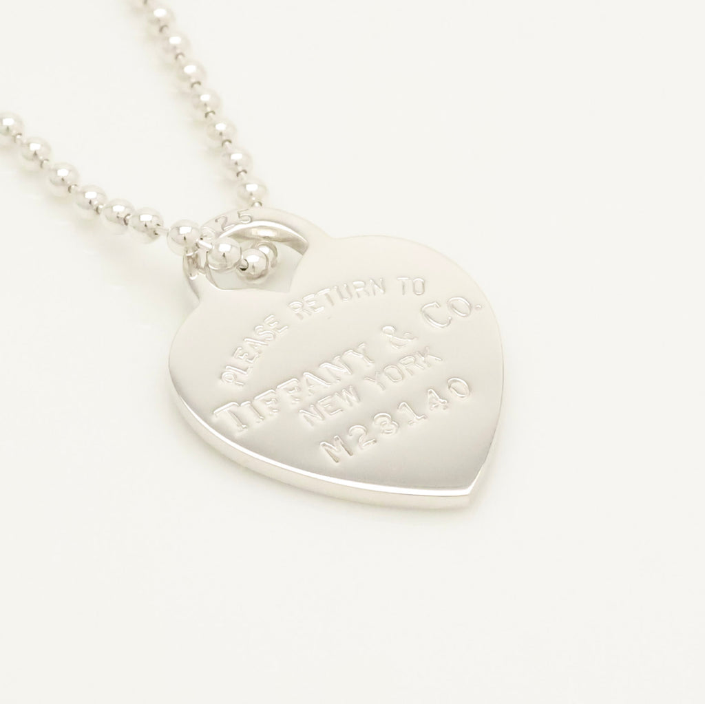 TIFFANY&Co. リターントゥ ティファニー ハート タグ ボール チェーン ネックレス AG925