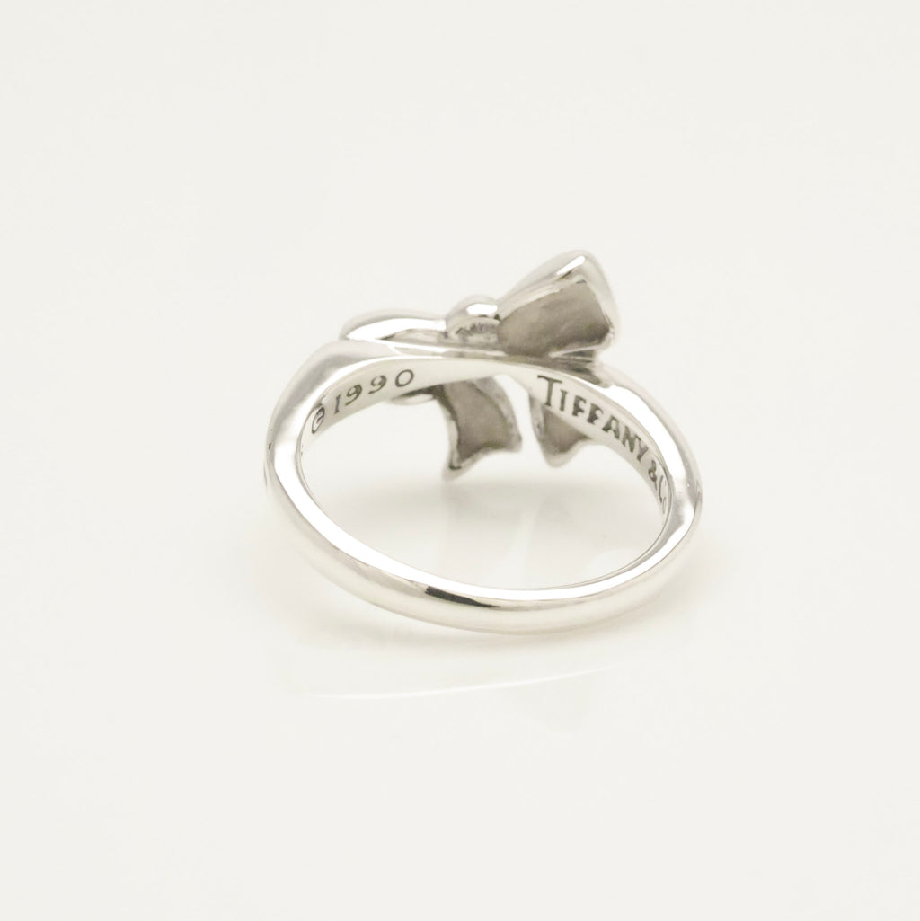 Tiffany & Co. Mini Ribbon Ring Sterling Silver 925