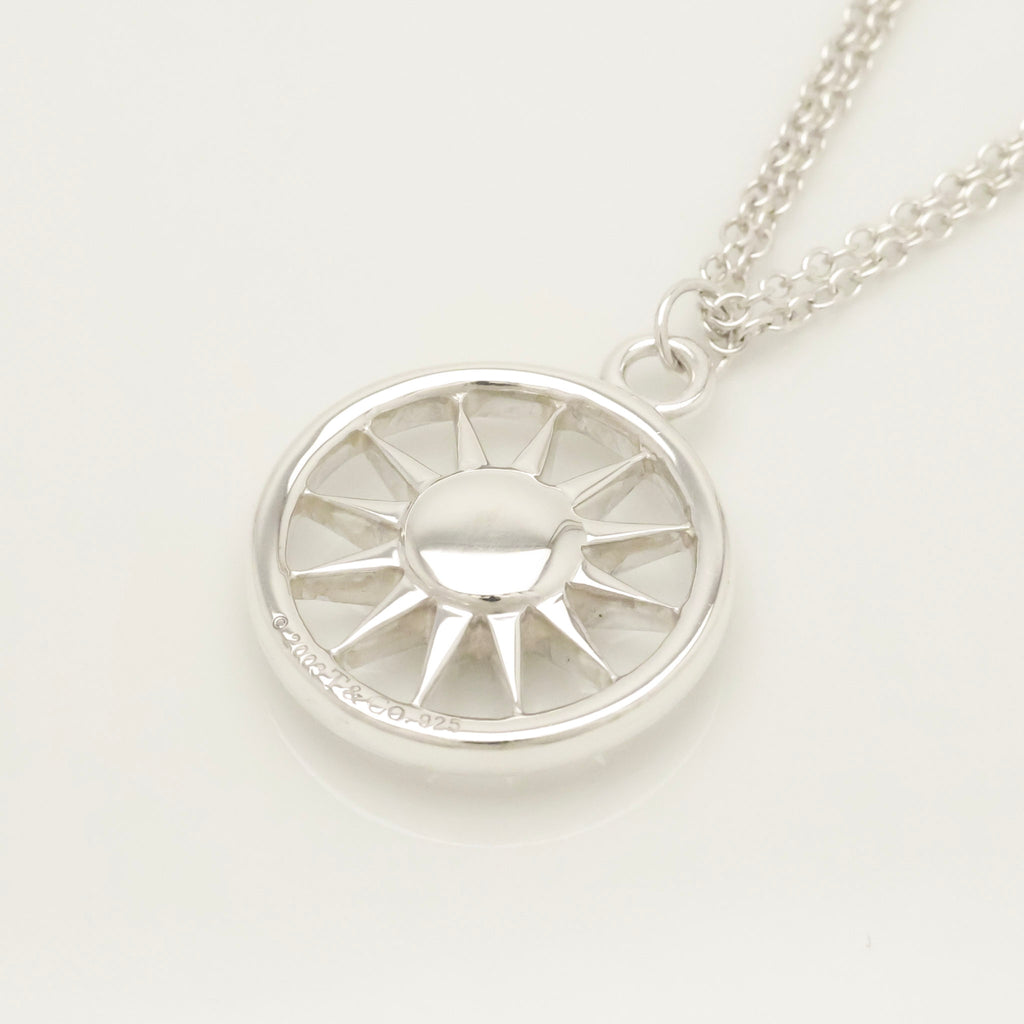 TIFFANY&Co. サン 太陽 ダブル チェーン ネックレス AG925
