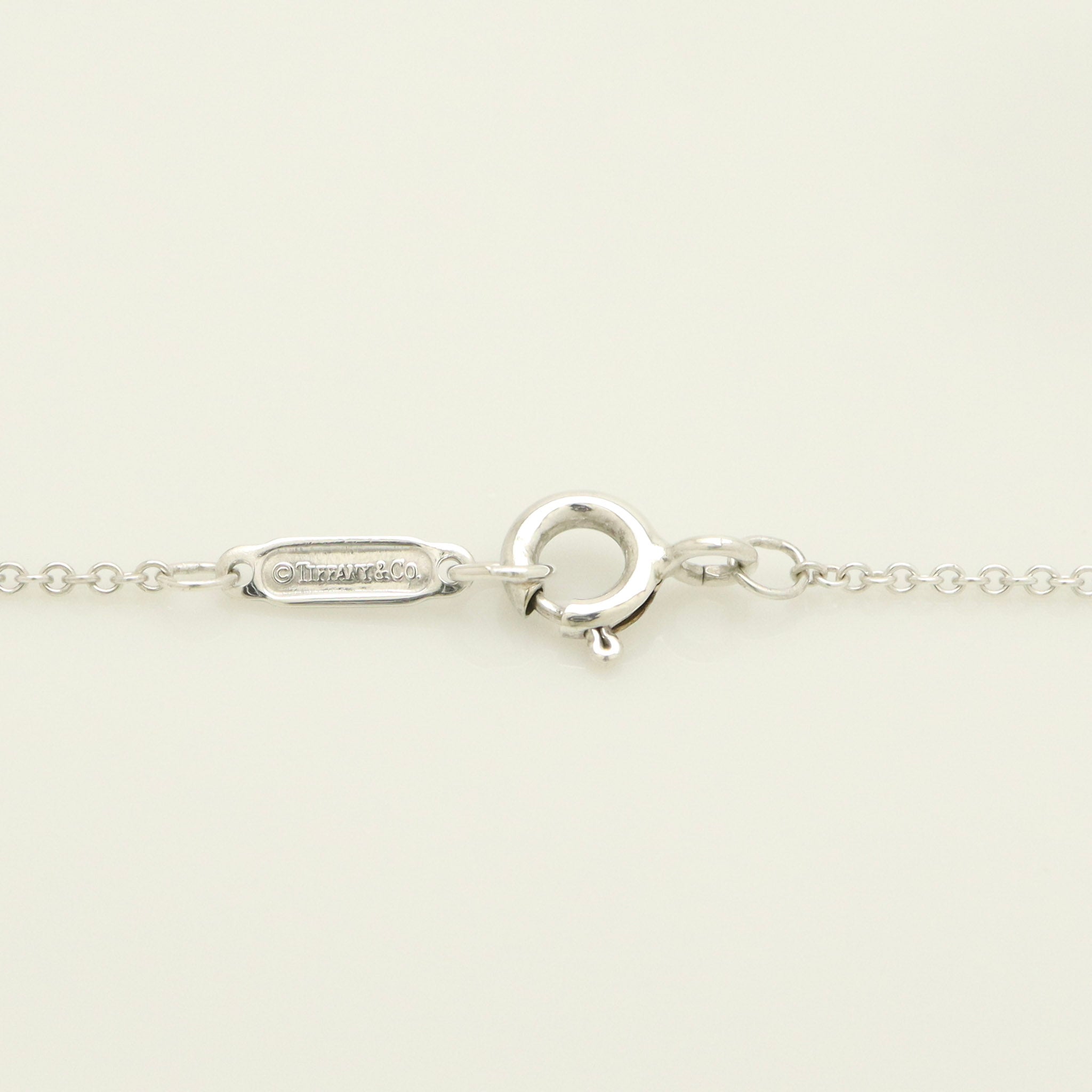 Tiffany & Co. Round Circle Pendant Necklace Sterling Silver 925