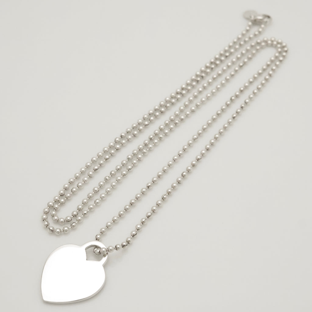 TIFFANY&Co. リターントゥ ティファニー ハート タグ ボール チェーン ネックレス AG925