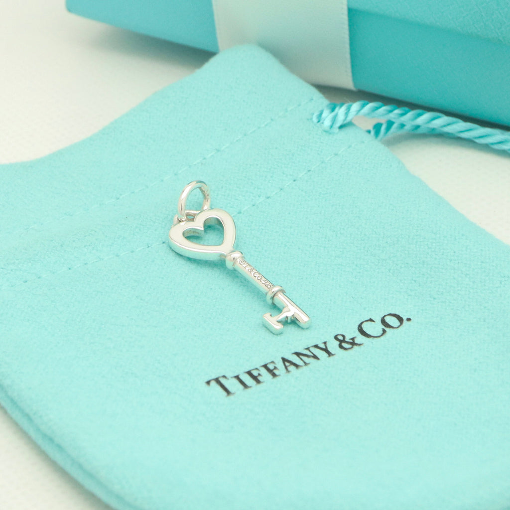TIFFANY&Co.  オープン ハート キー チャーム AG925