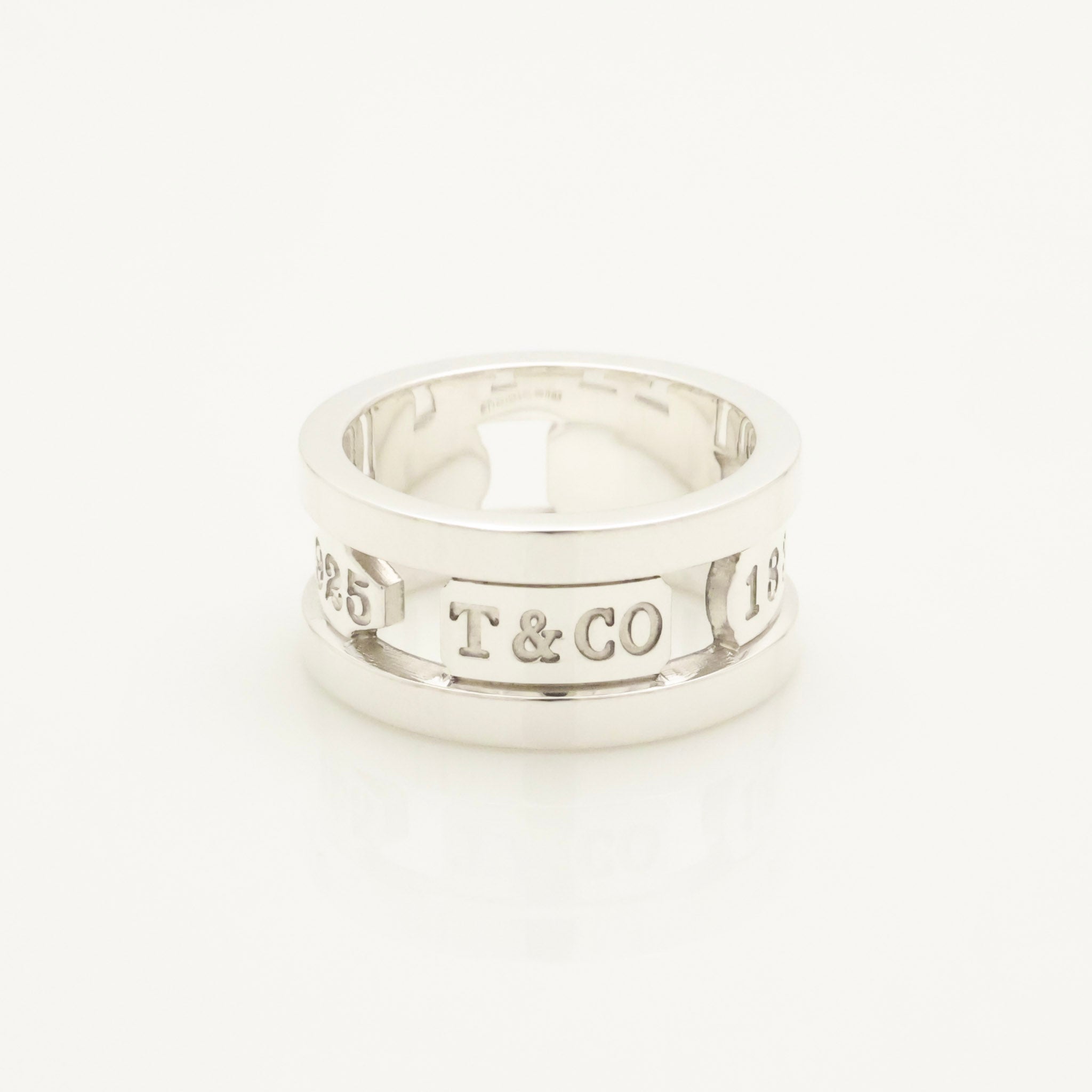 TIFFANY&Co. 1837 エレメント ワイド リング 9.5 号 AG925