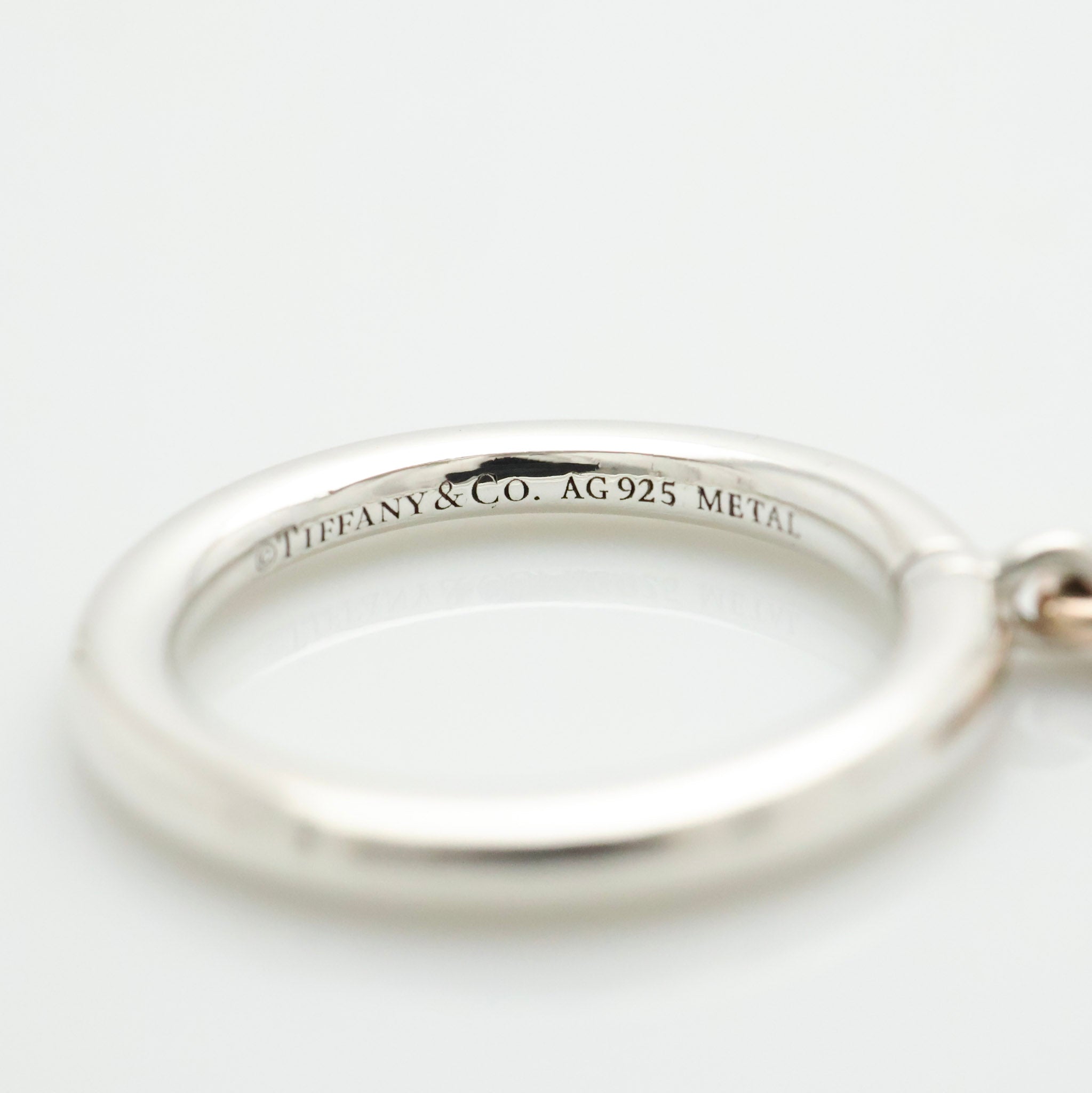 TIFFANY&Co. リターントゥ ティファニー ラウンド タグ ルベドメタル リング 7 号 AG925