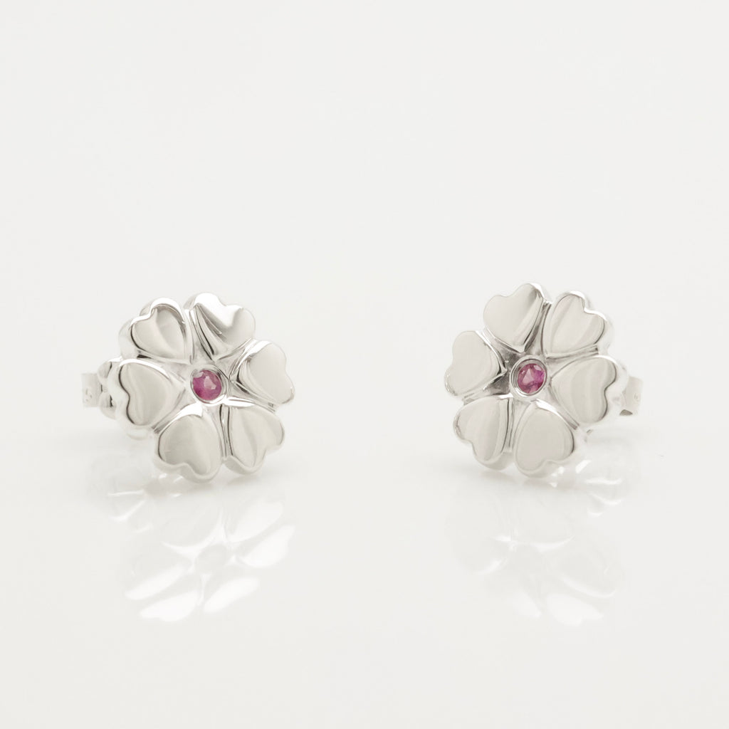 TIFFANY&Co. クラウン オブ ハート ピンク サファイア 1P パロマピカソ ピアス AG925