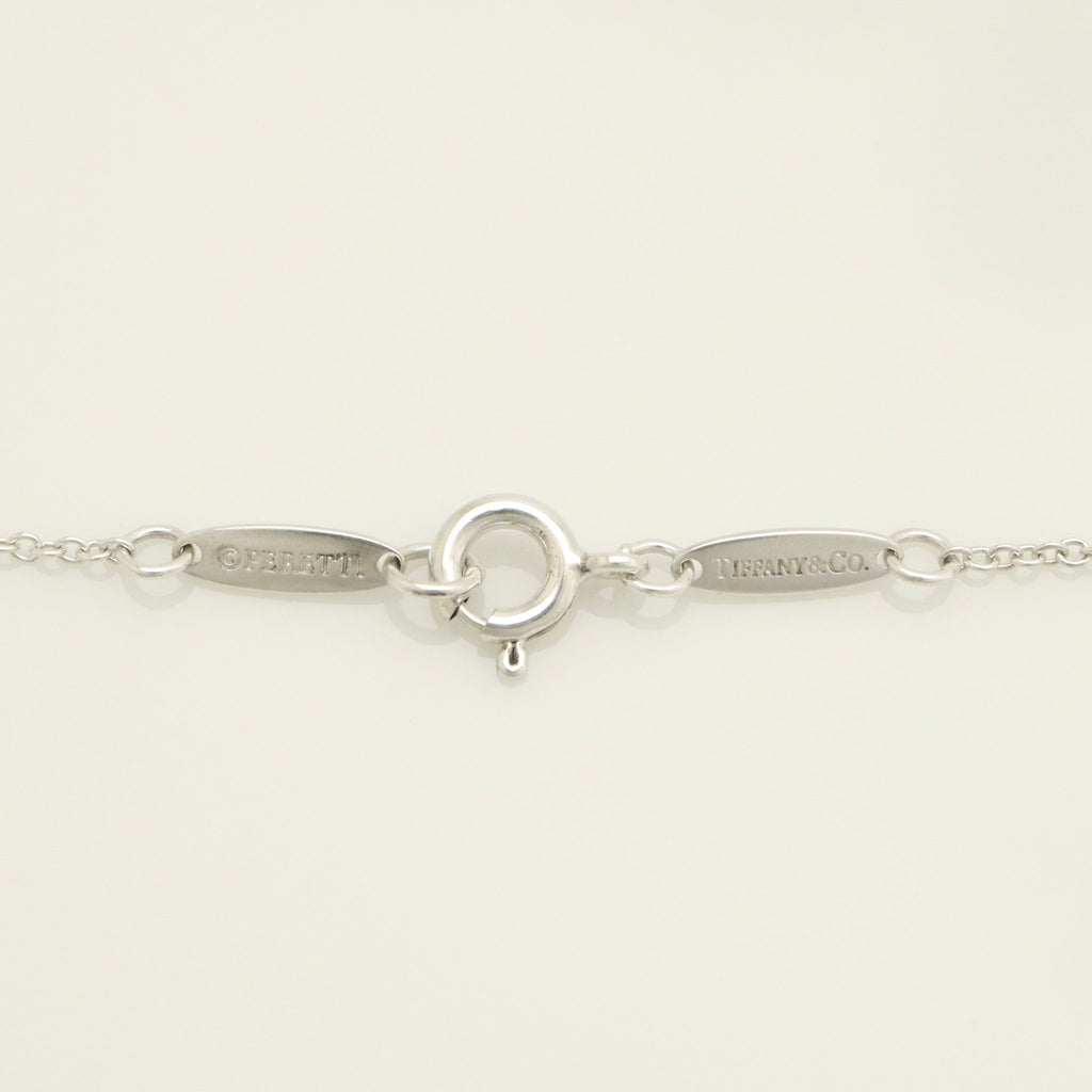 TIFFANY&Co. オープンハート 16mm 2P ダイヤモンド エルサペレッティ ネックレス AG925