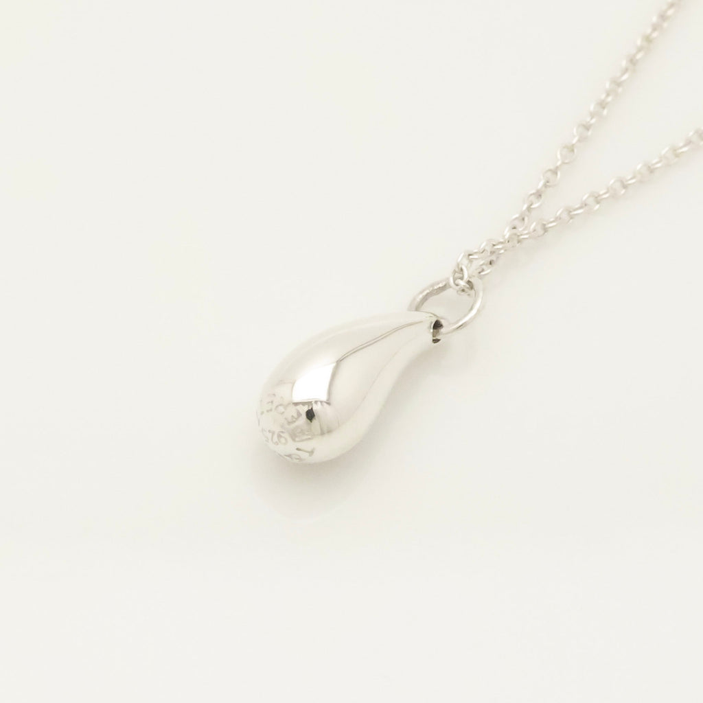 Tiffany & Co. Teardrop Necklace Pendant Sterling Silver 925 